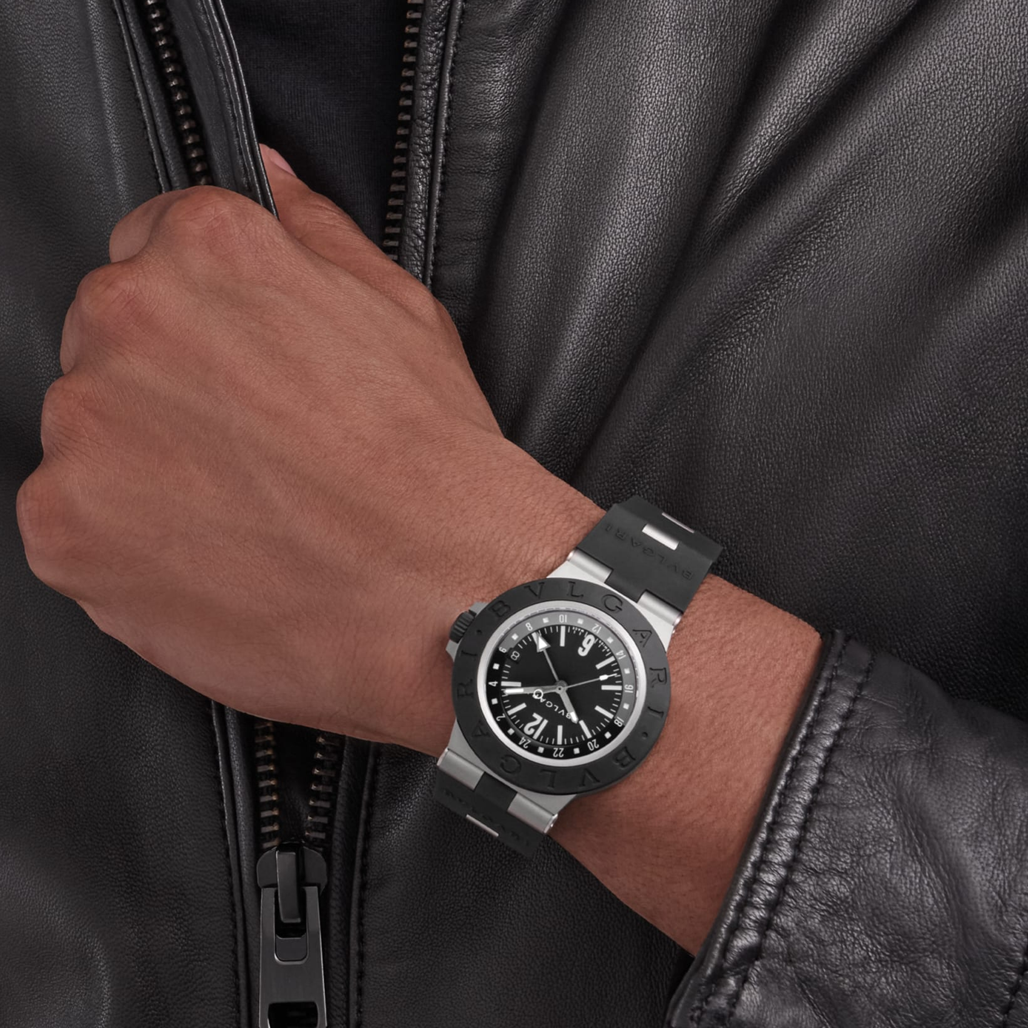 Bvlgari Bvlgari Aluminium Roma 40mm, Black Dial, Arabic/Baton Numerals_10