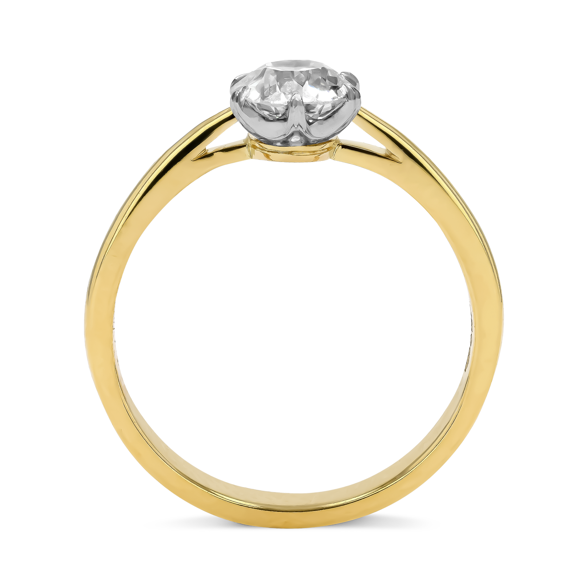Coronet Old Cut 0.865ct Diamond Ring Old Cut, Claw Set_3