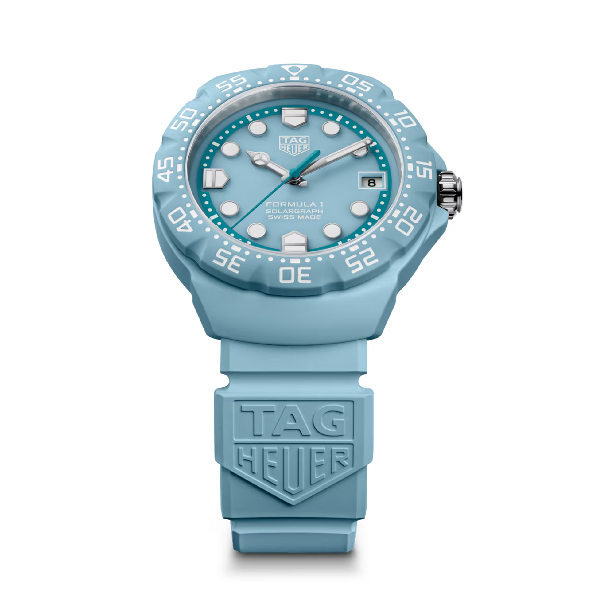 TAG Heuer Formula 1 SolarGraph 38mm, Blue Dial, Dot Numerals_4