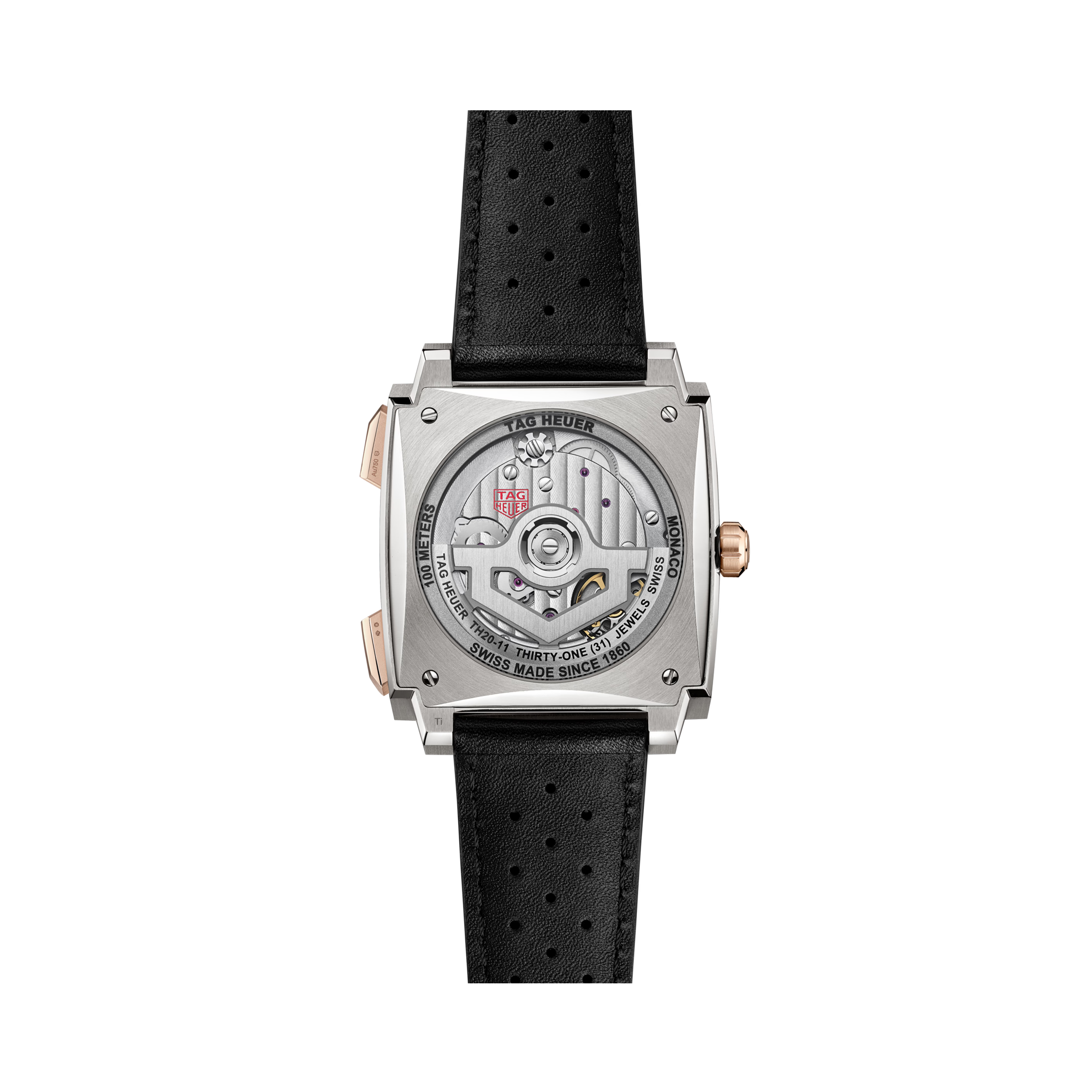 Tag Heuer Monaco Chronograph 39mm, Black Dial, Arabic/Baton Numerals_3