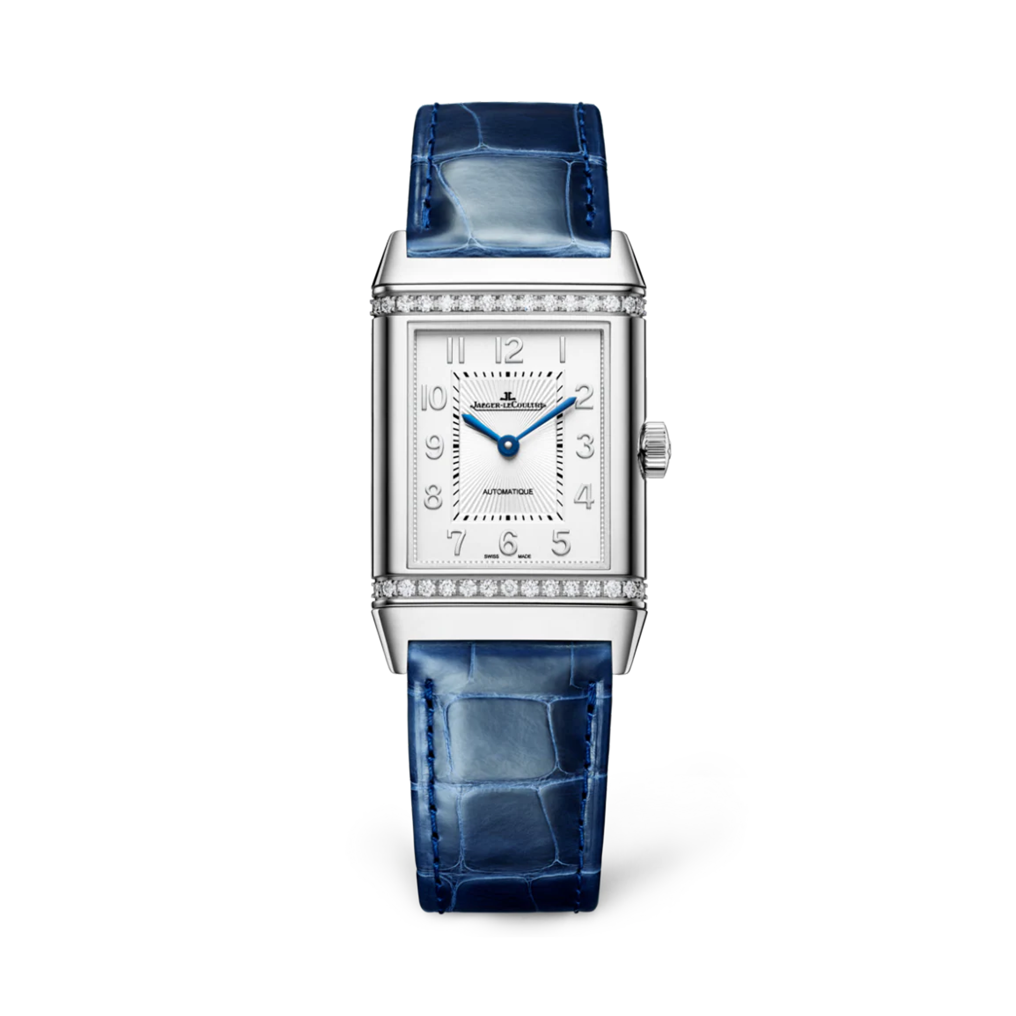 Jaeger-LeCoultre Reverso Classic Medium Duetto 40mm x 24mm, Silver Dial, Arabic/Baton Numerals_1