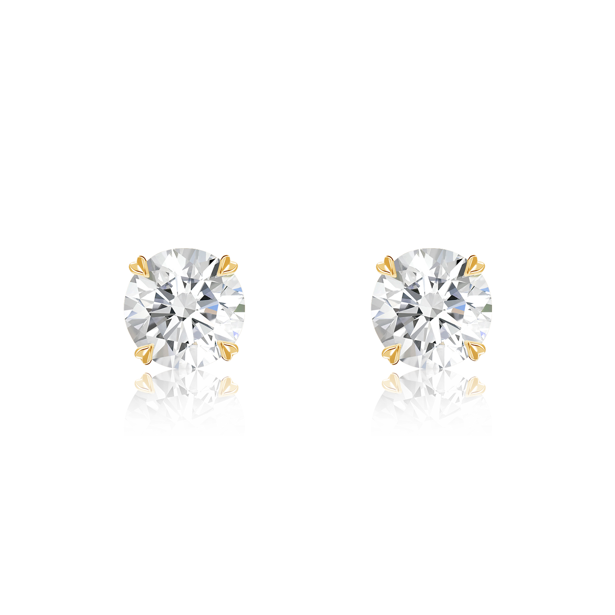 Windsor 1.20ct Diamond Stud Earrings Brilliant cut, Claw set_1