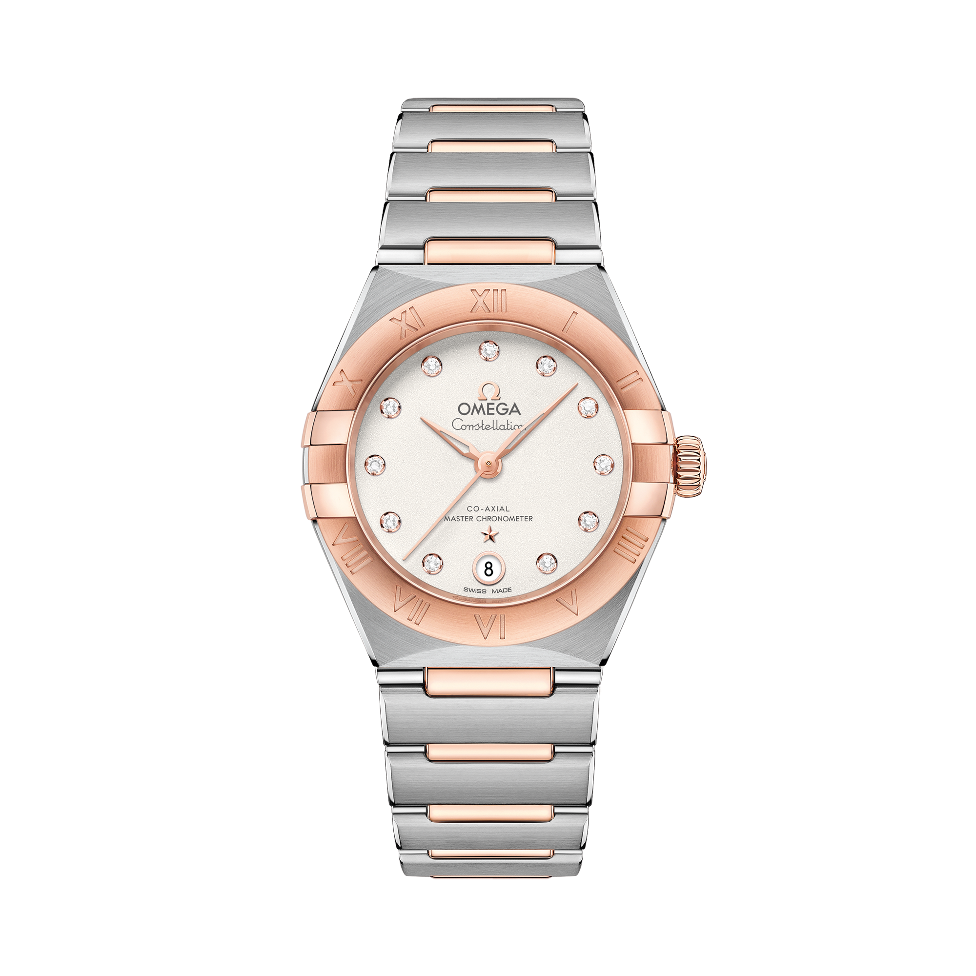 OMEGA Constellation 29mm, Silver dial, Diamond numerals_1