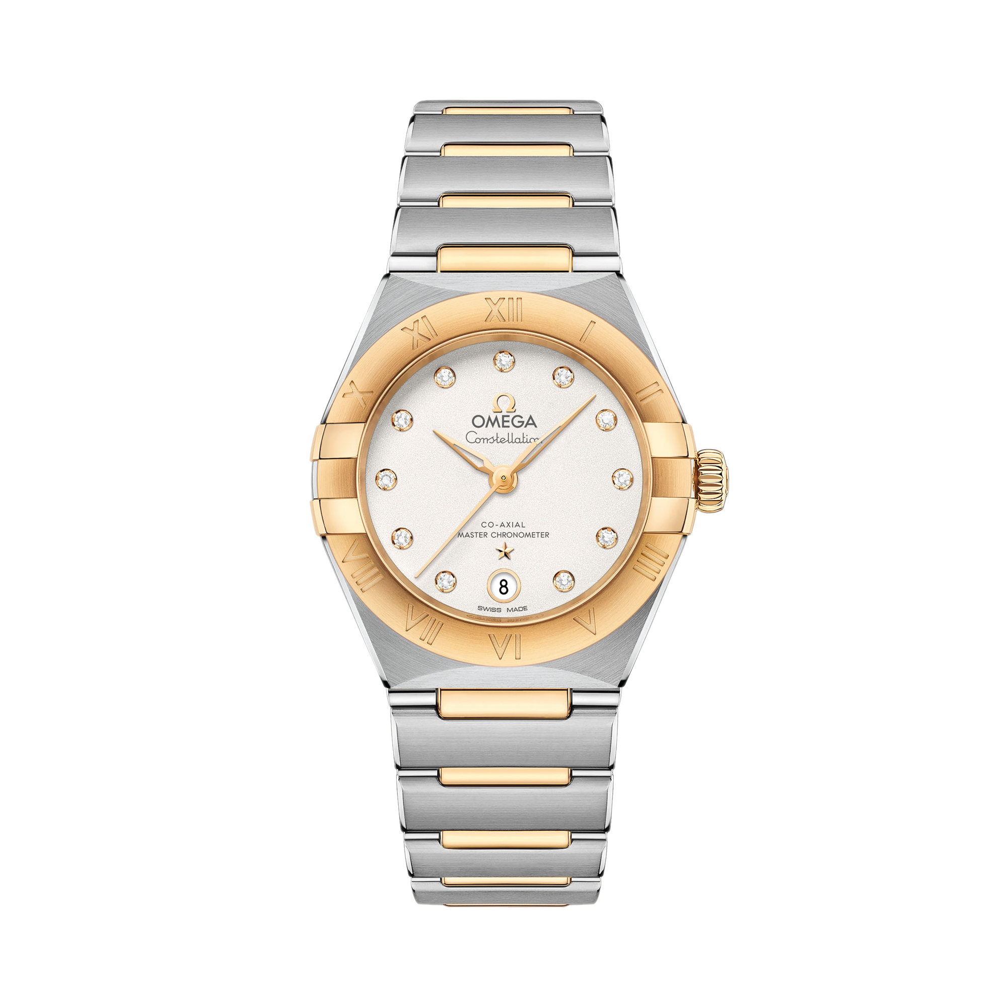 OMEGA Constellation 29mm, Silver dial, Diamond numerals_1