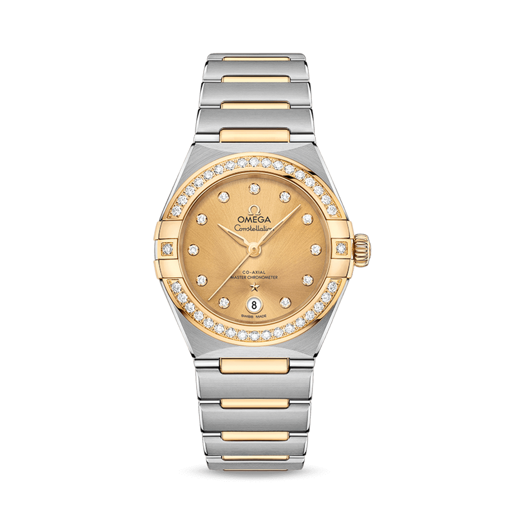 OMEGA Constellation 29mm, Champagne Dial, Diamond Numerals_1