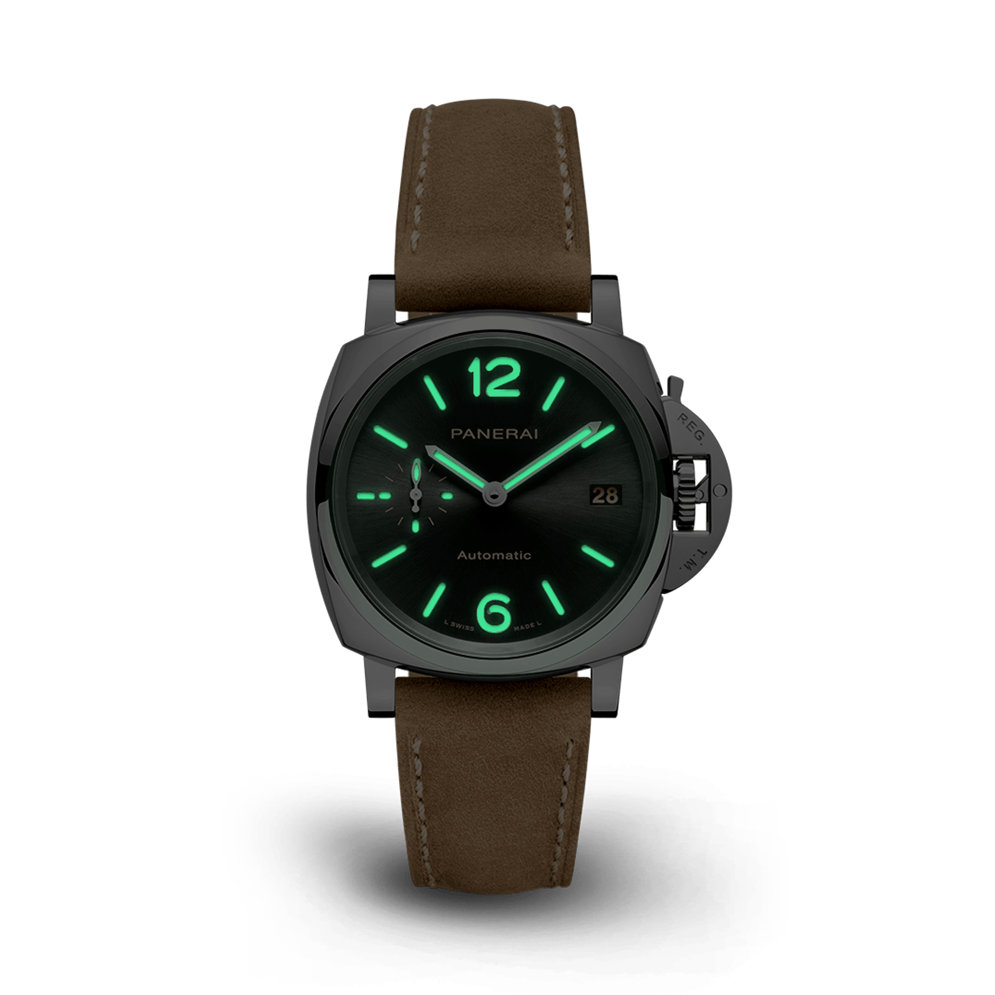 Luminor Due - 38mm Grey Dial, Arabic/Baton Numerals_3