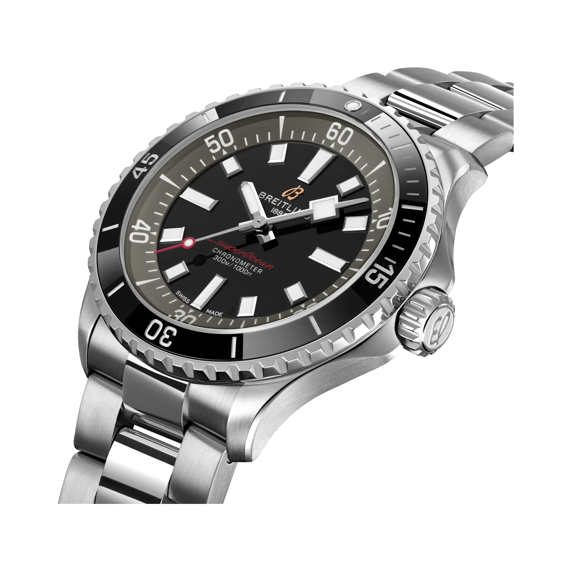 Breitling Superocean Automatic 42 42mm, Black Dial, Baton Numerals_2