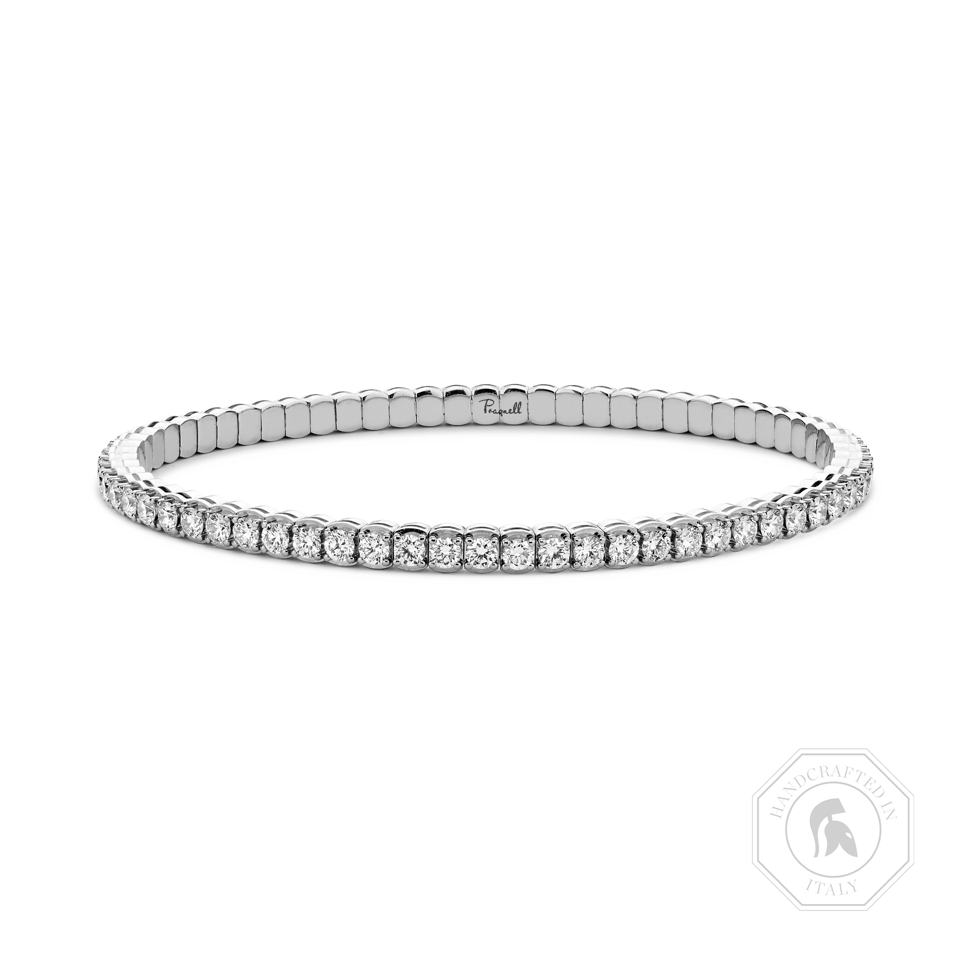 Expandable Diamond Bangle Brilliant Cut, Four Claw Set_1