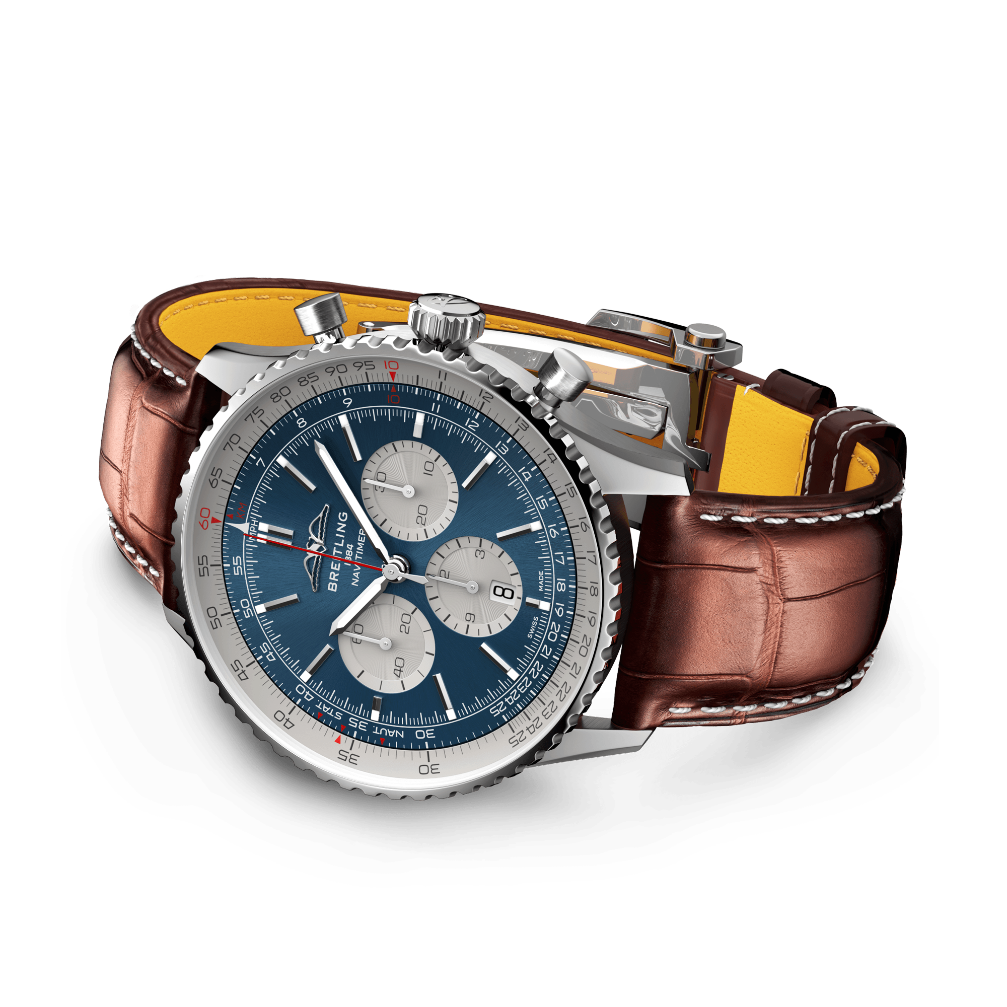 Breitling Navitimer B01 Chronograph 46 46mm, Blue Dial, Baton Numerals_3