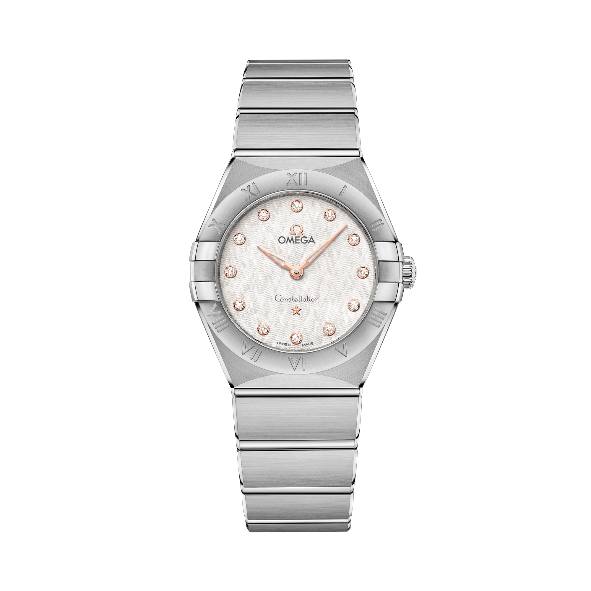 OMEGA Constellation 28mm, Silver Dial, Diamond Numerals_1