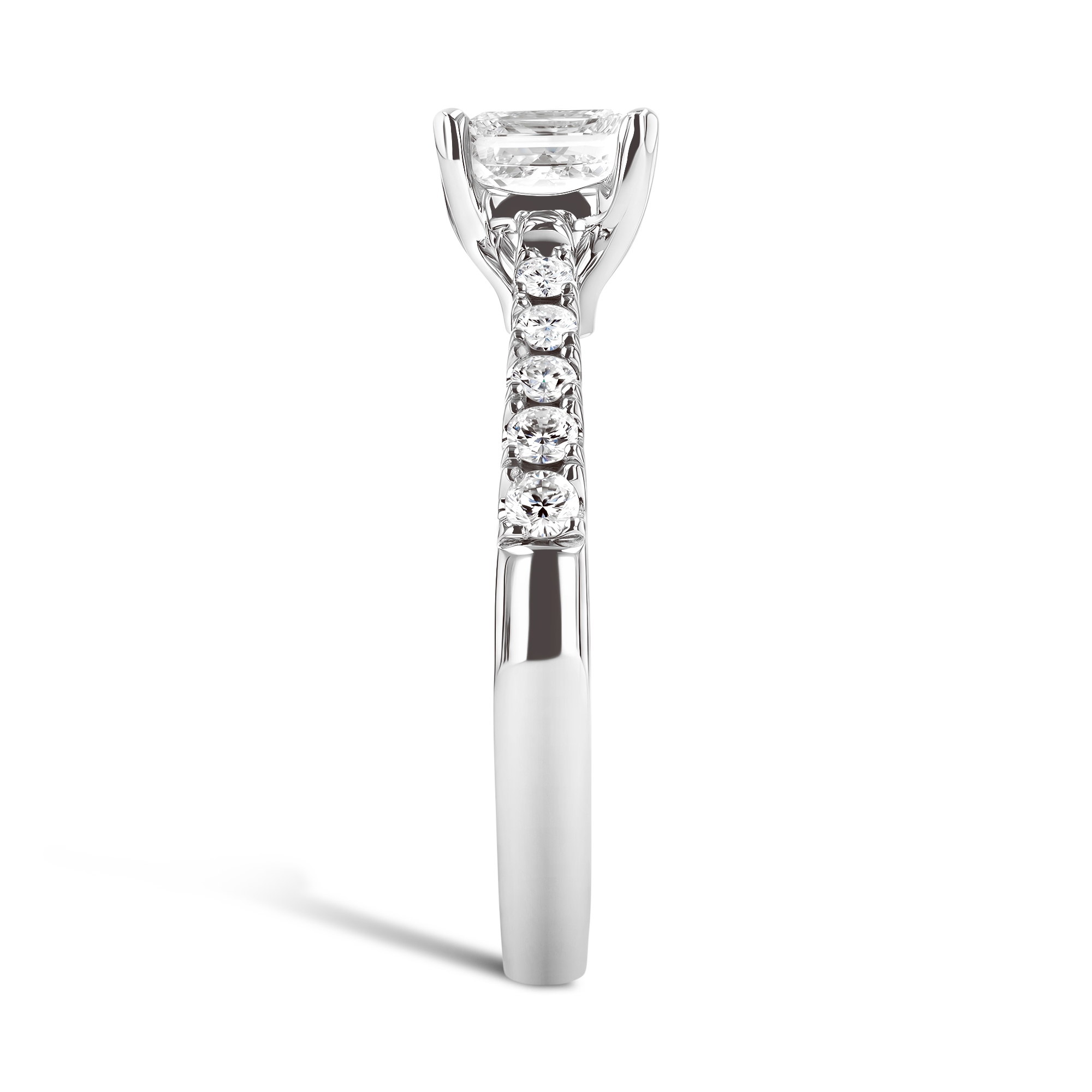 Celestial 0.30ct Princess Cut Diamond Ring Princess Cut, Claw Set_4
