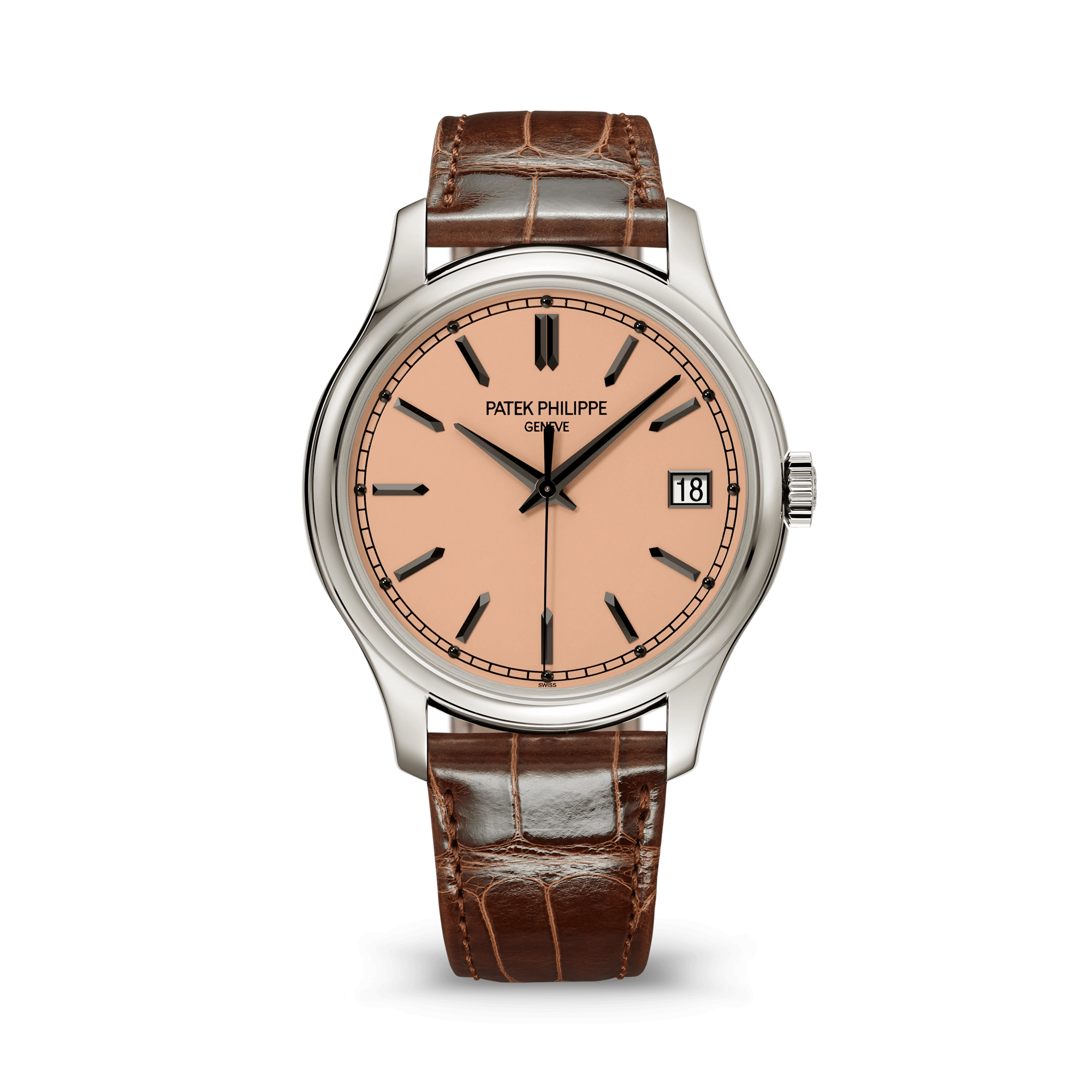 Patek Philippe Calatrava 34.6mm, Beige Dial, Arabic Numerals_1