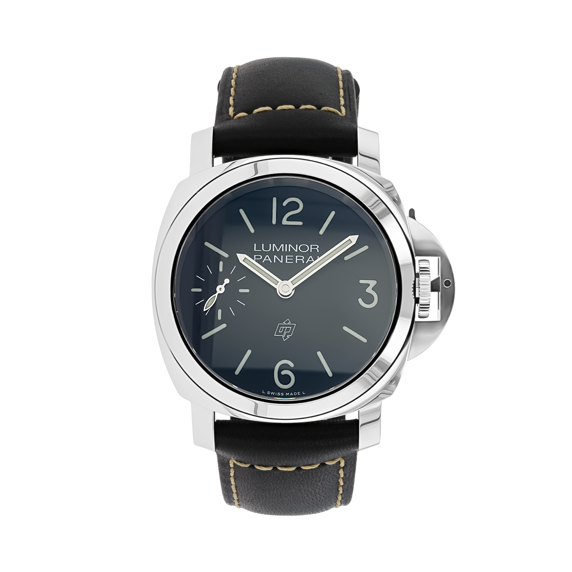 Pre-Owned Panerai Luminor Logo - 44mm 44mm, Black Dial,  Numerals_5