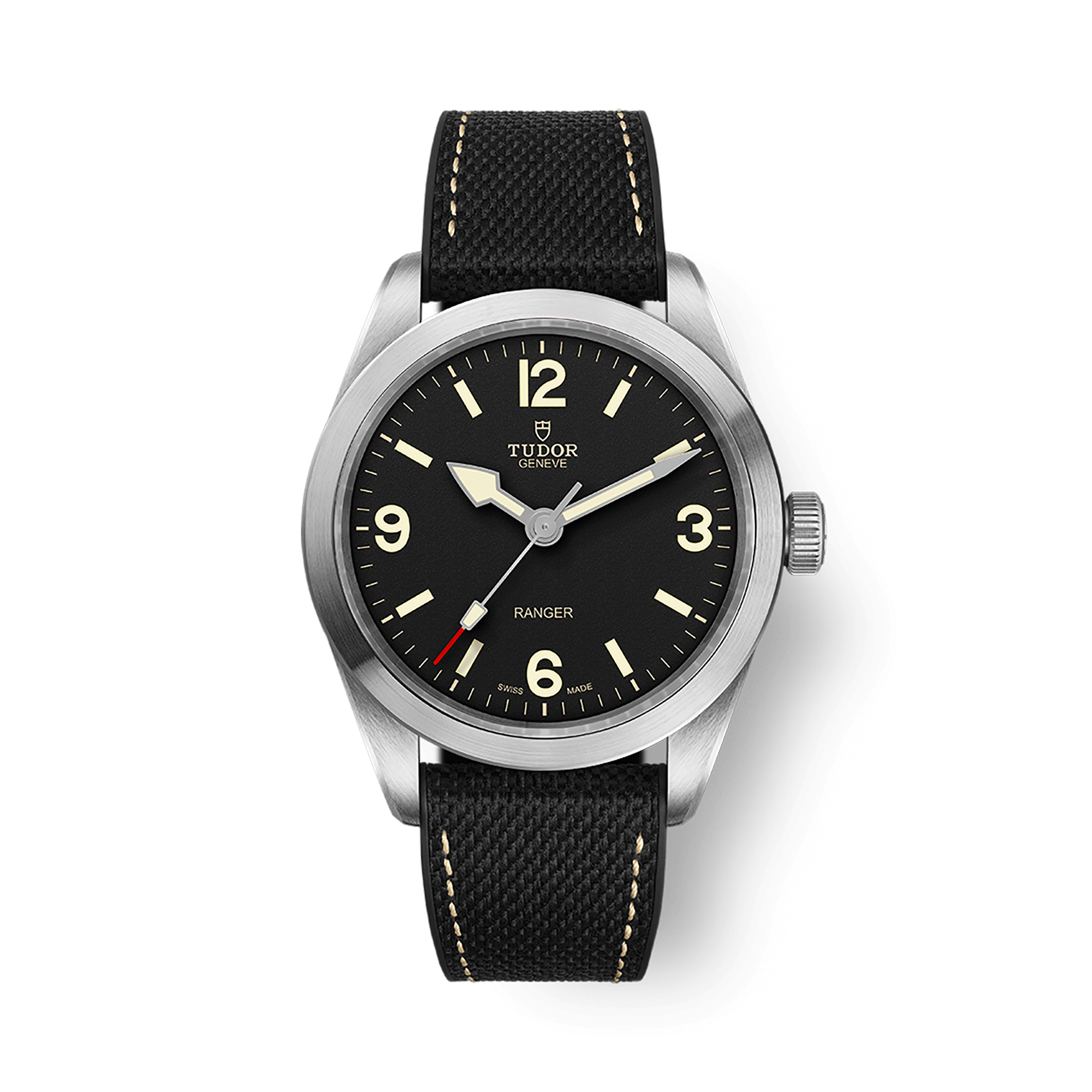 Tudor Ranger 39mm. Black Dial. Arabic and Baton Numerals_1