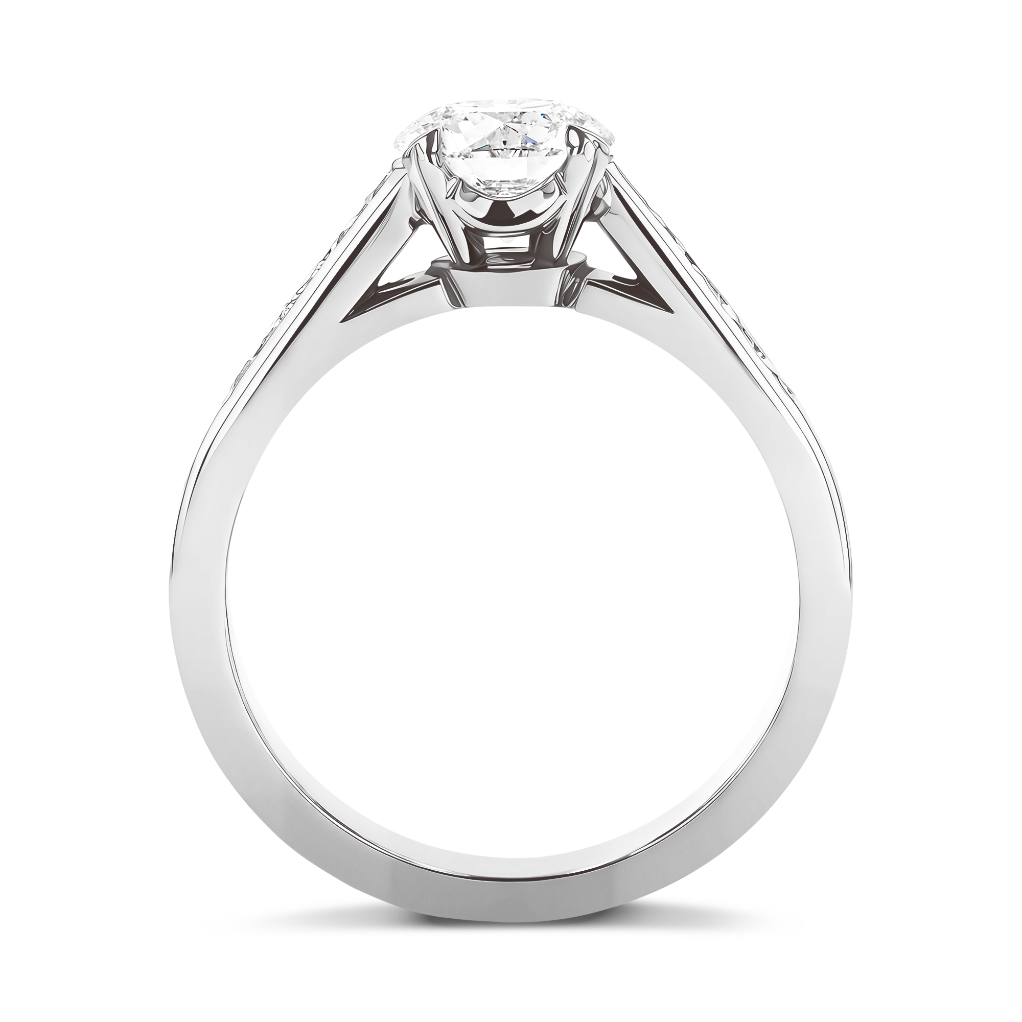 Gatsby 1.15ct Brilliant Cut Botswana Diamond Ring Brilliant cut, Claw set_3