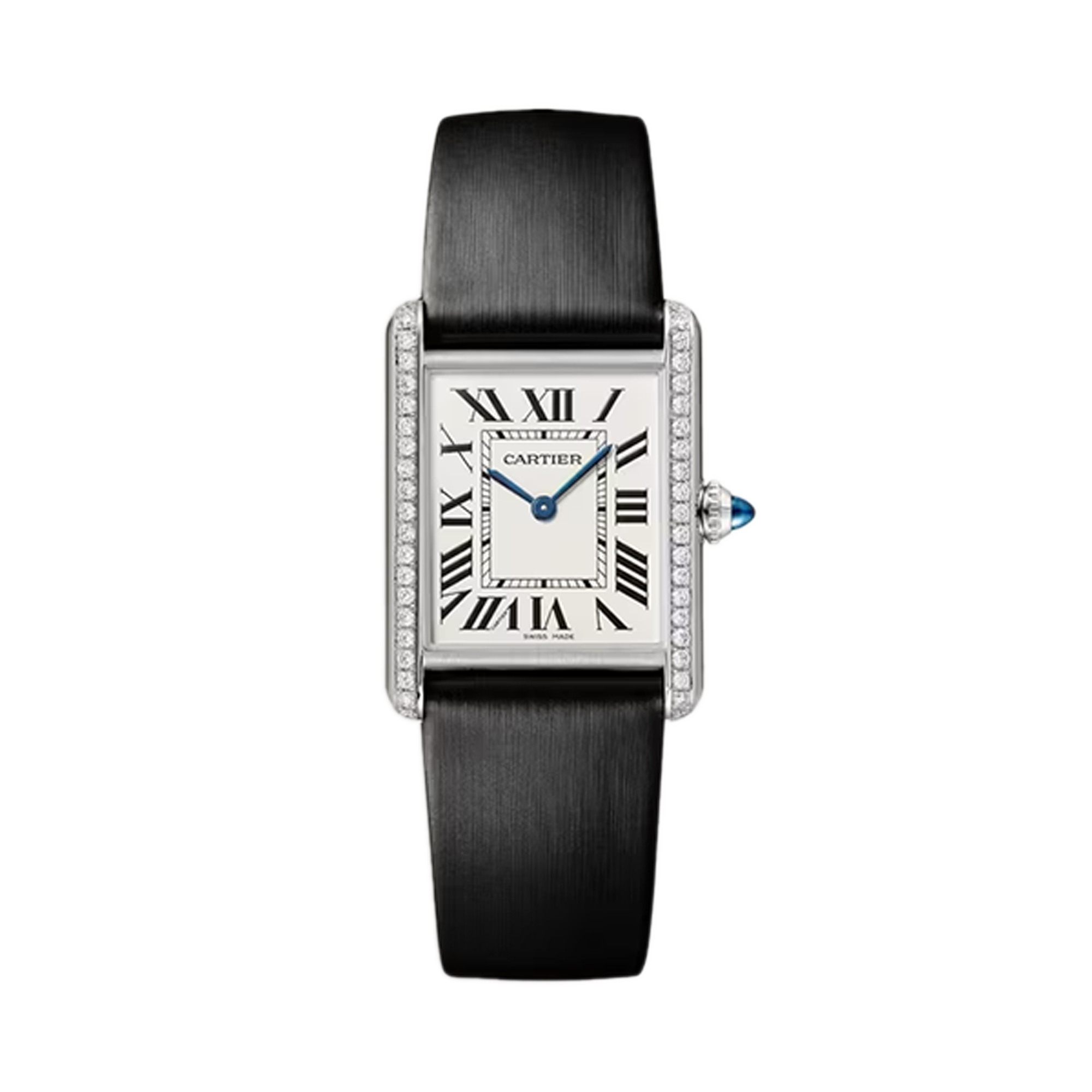 Cartier Tank 25.5mm, Silver Dial, Roman Markers_1