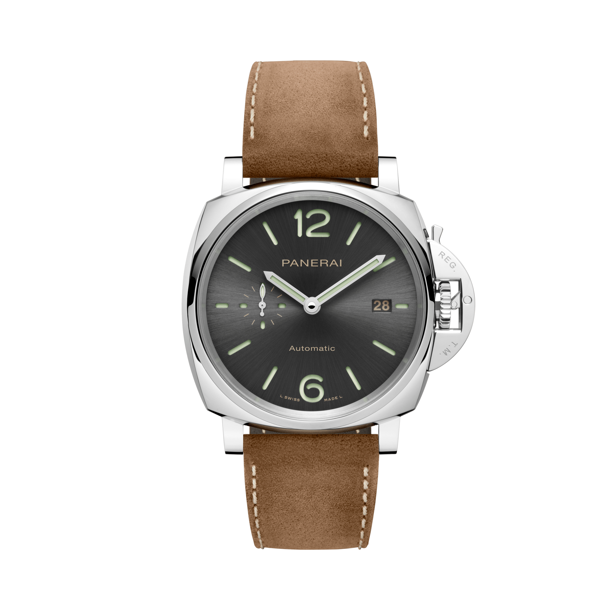 Luminor Due - 42mm Grey Dial, Arabic/Baton Numerals_1