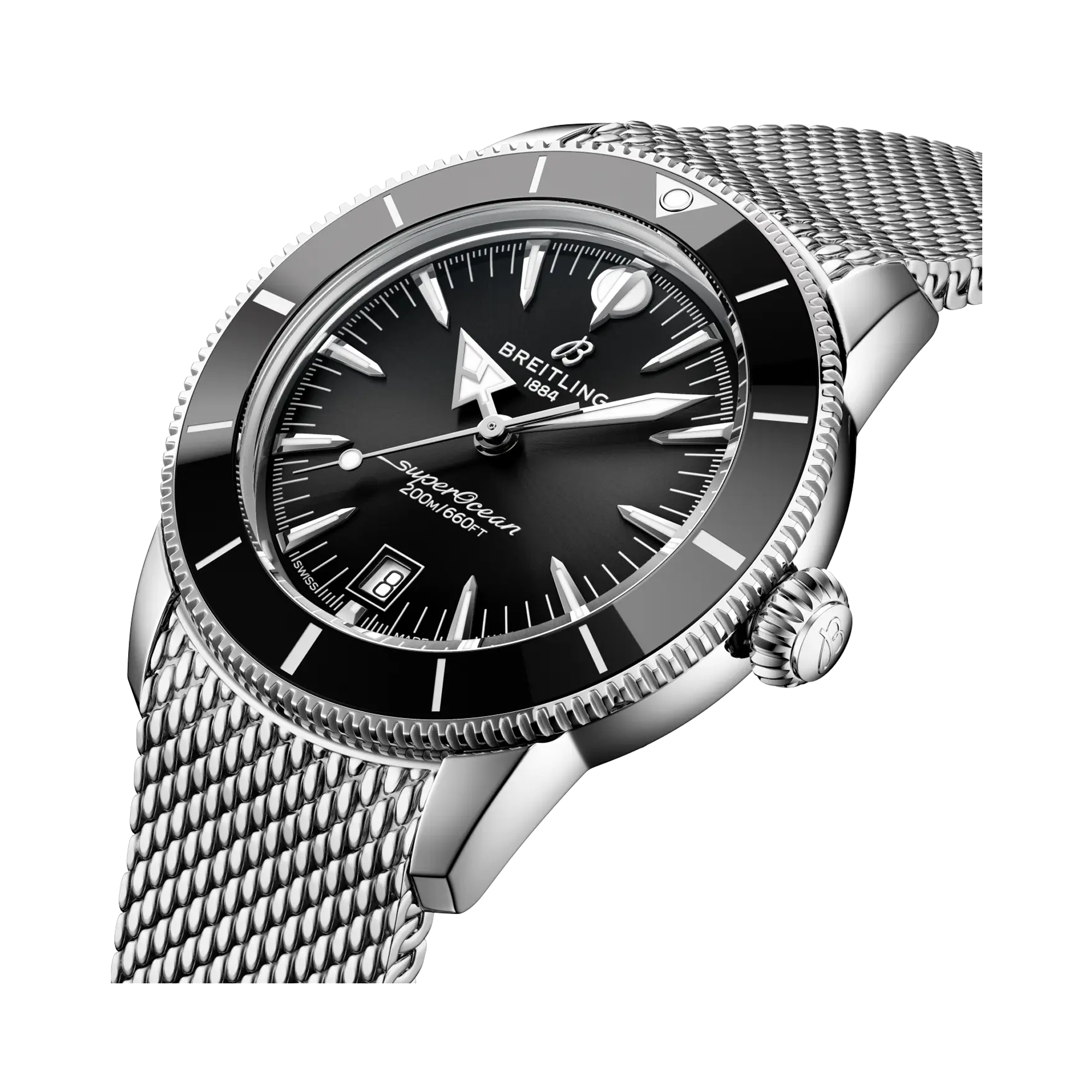 Breitling Superocean Heritage B31 42mm, Black Dial, Baton Numerals_2