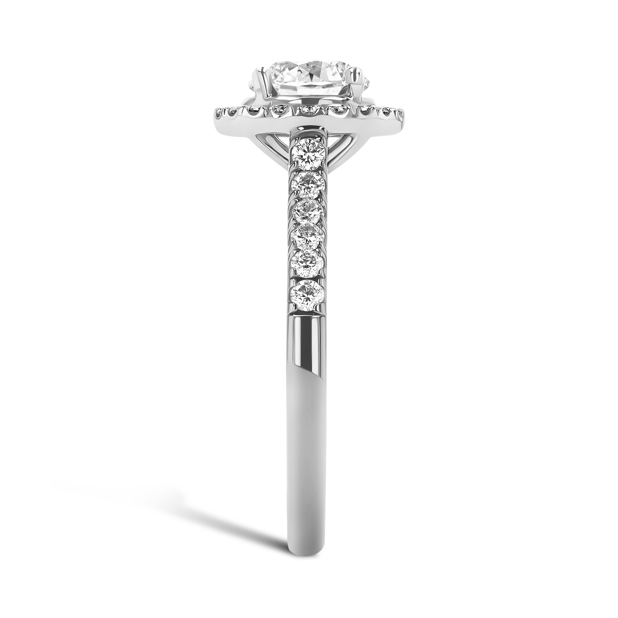 Celestial 0.30ct Brilliant Cut Diamond Cluster Ring Brilliant cut, Claw set_4