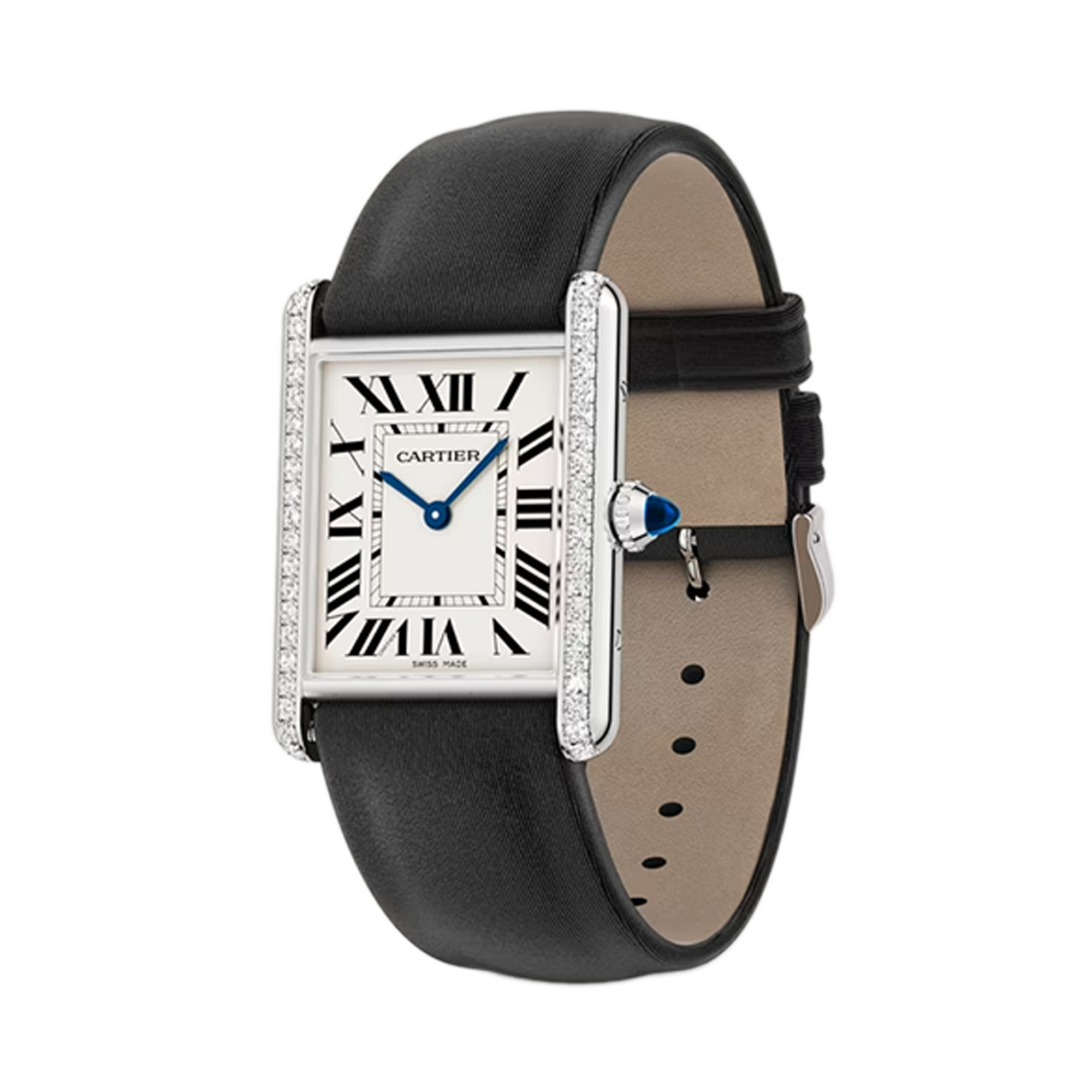 Cartier Tank 25.5mm, Silver Dial, Roman Markers_2