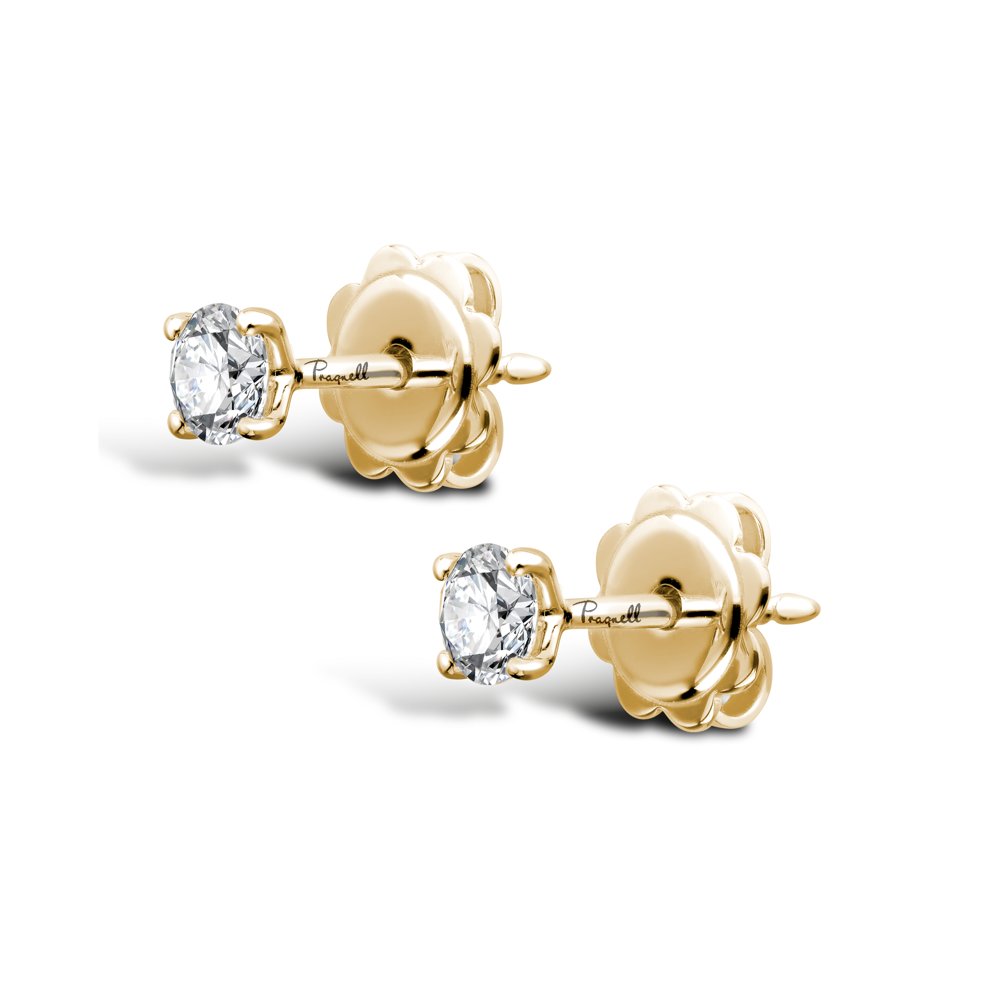 Diamond Stud Earrings Brilliant cut, Claw set_2