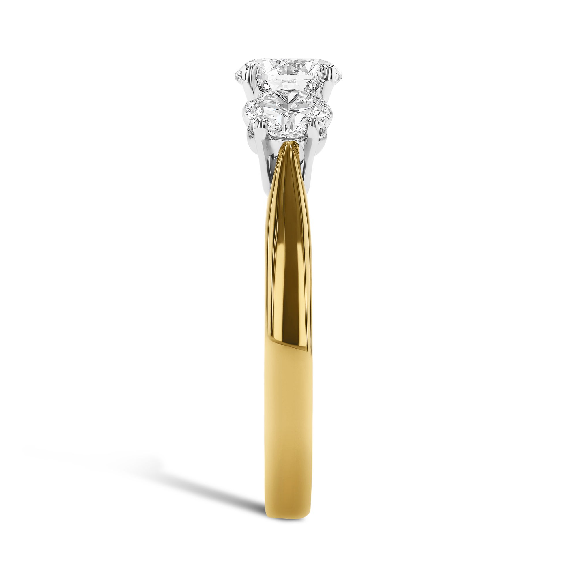 Classic 2.00ct Diamond Three Stone Ring Brilliant cut, Claw set_4
