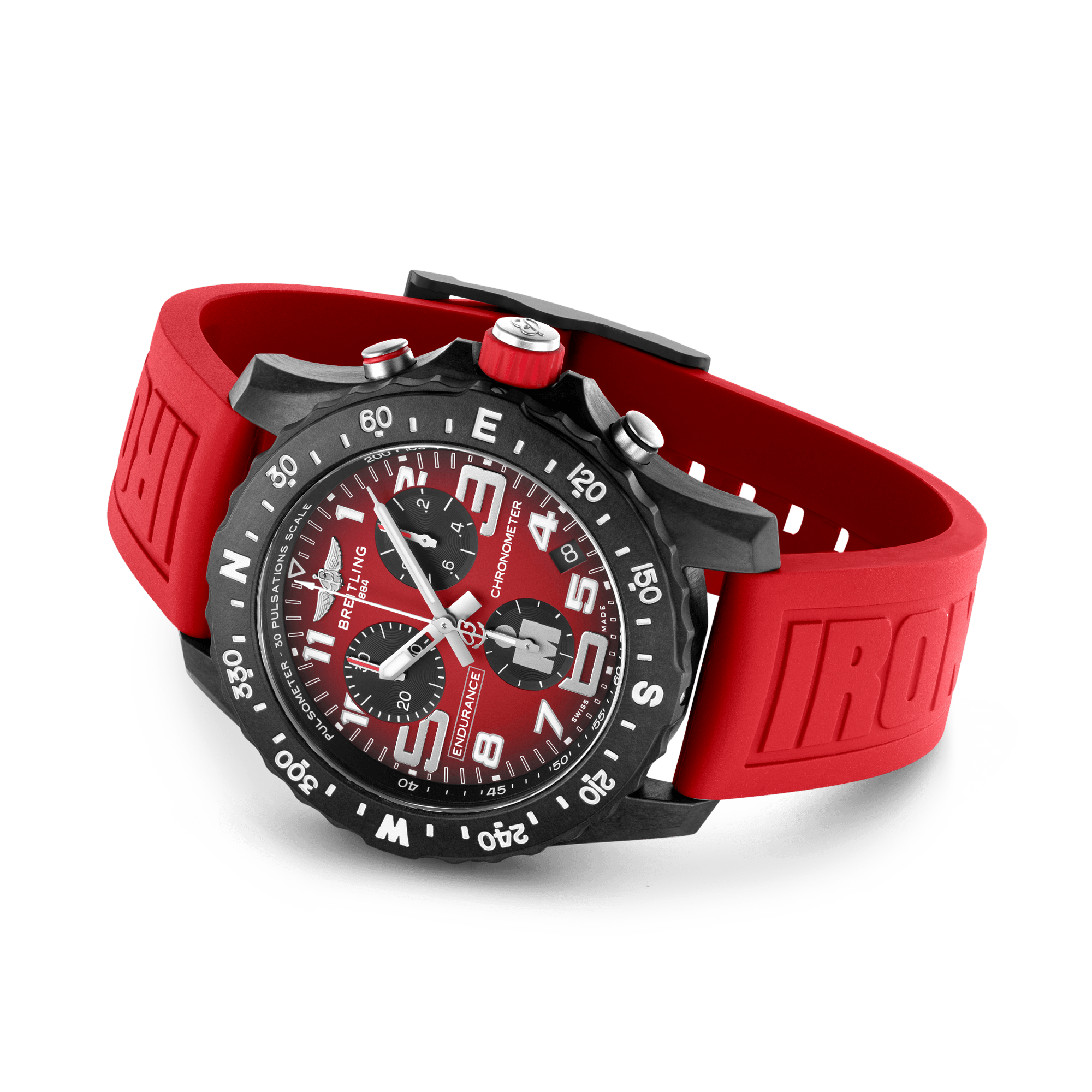 Breitling Endurance Pro Ironman 44mm, Red Dial, Arabic Markers_4