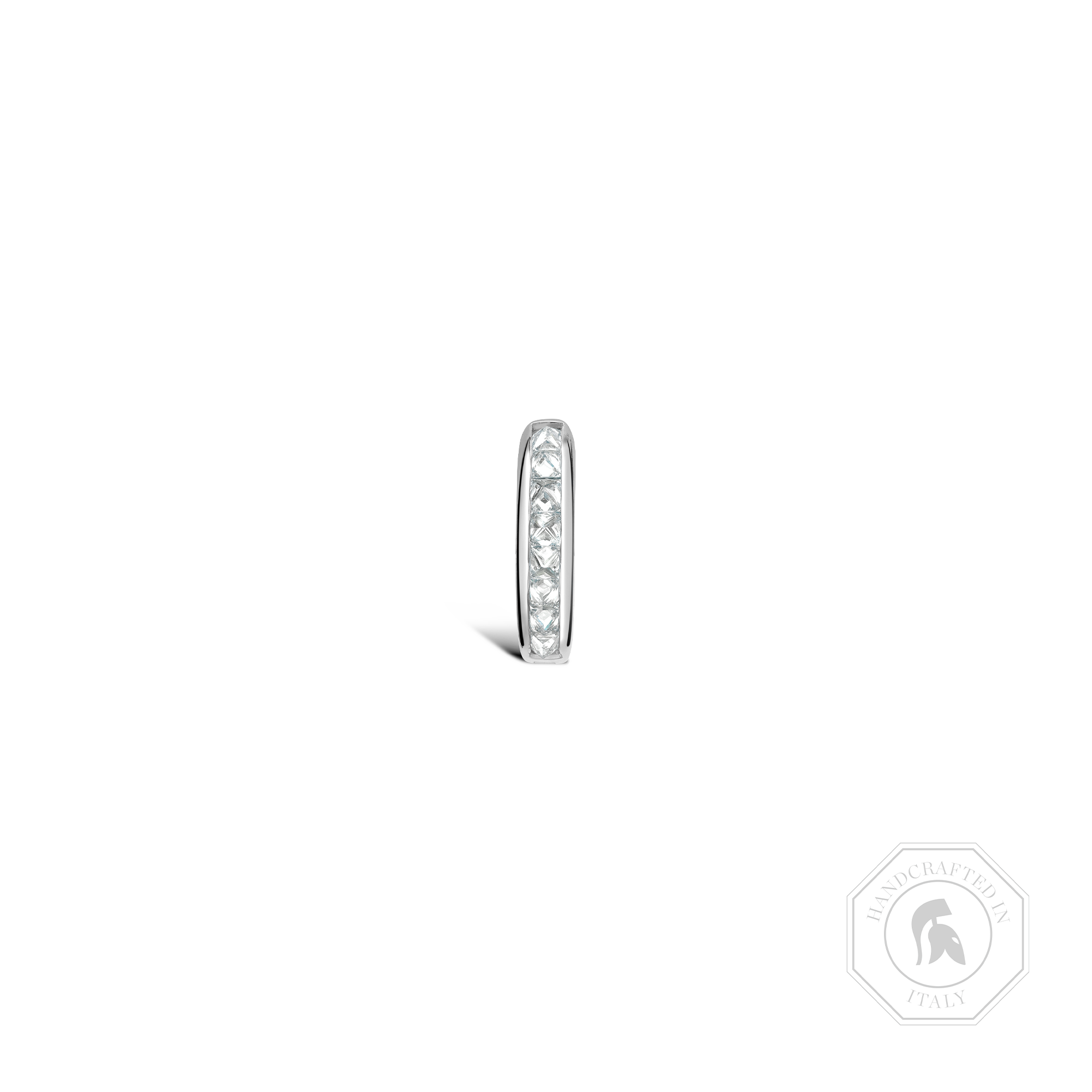 RockChic Diamond Hoop Earring Princess Cut_1