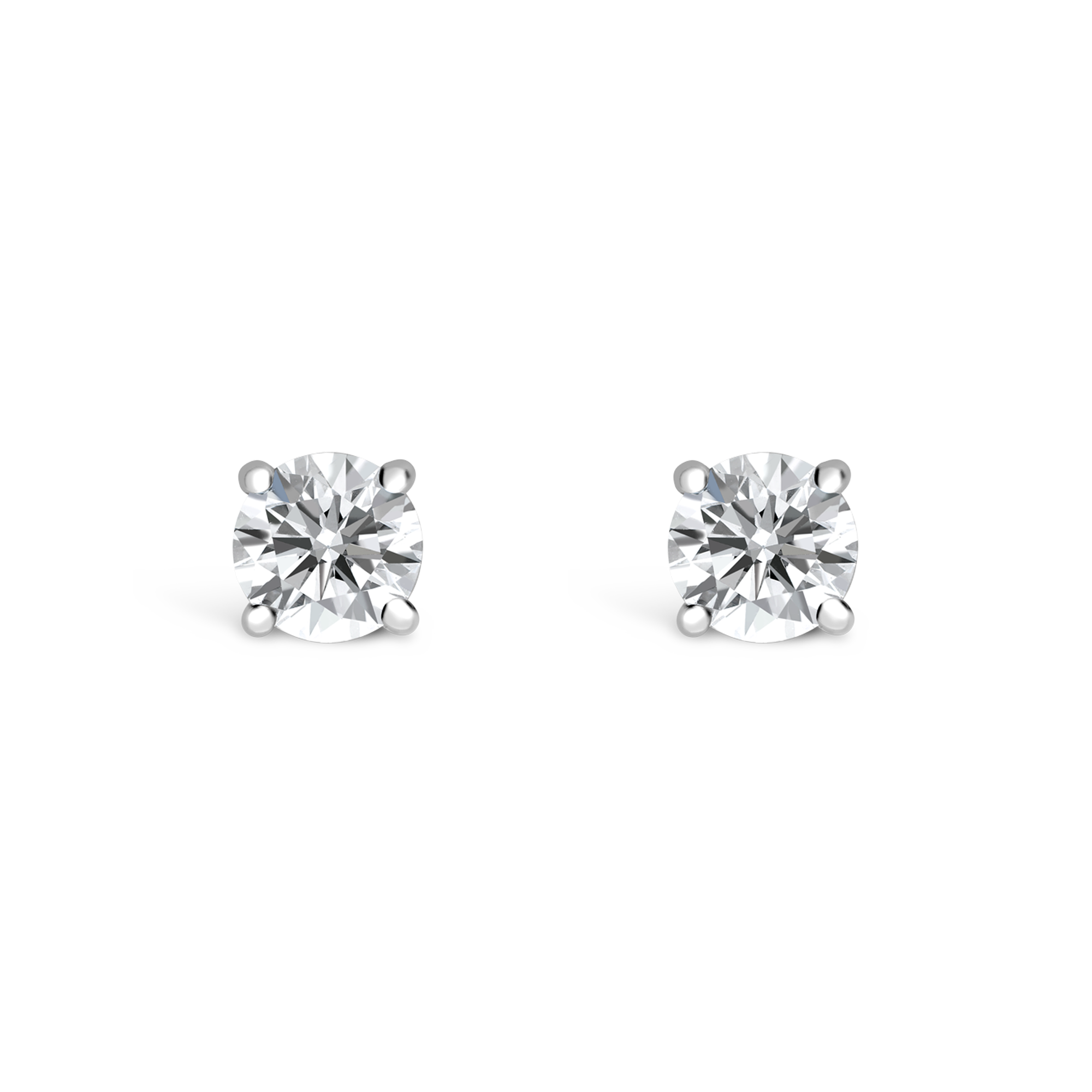 Contemporary Brilliant Cut 0.80ct Diamond Stud Earrings Brilliant cut, Claw set_1