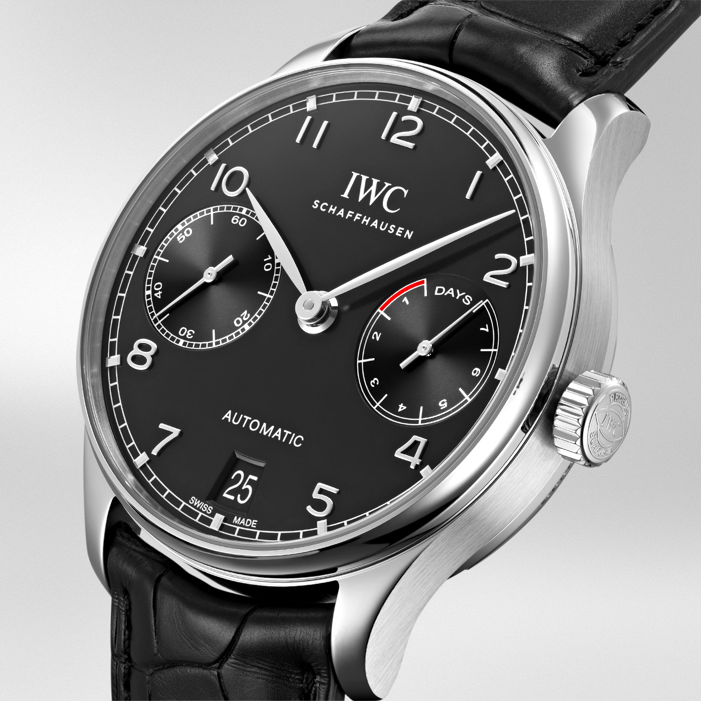 IWC Portugieser Automatic 42.3mm, Black Dial, Arabic Numerals_2