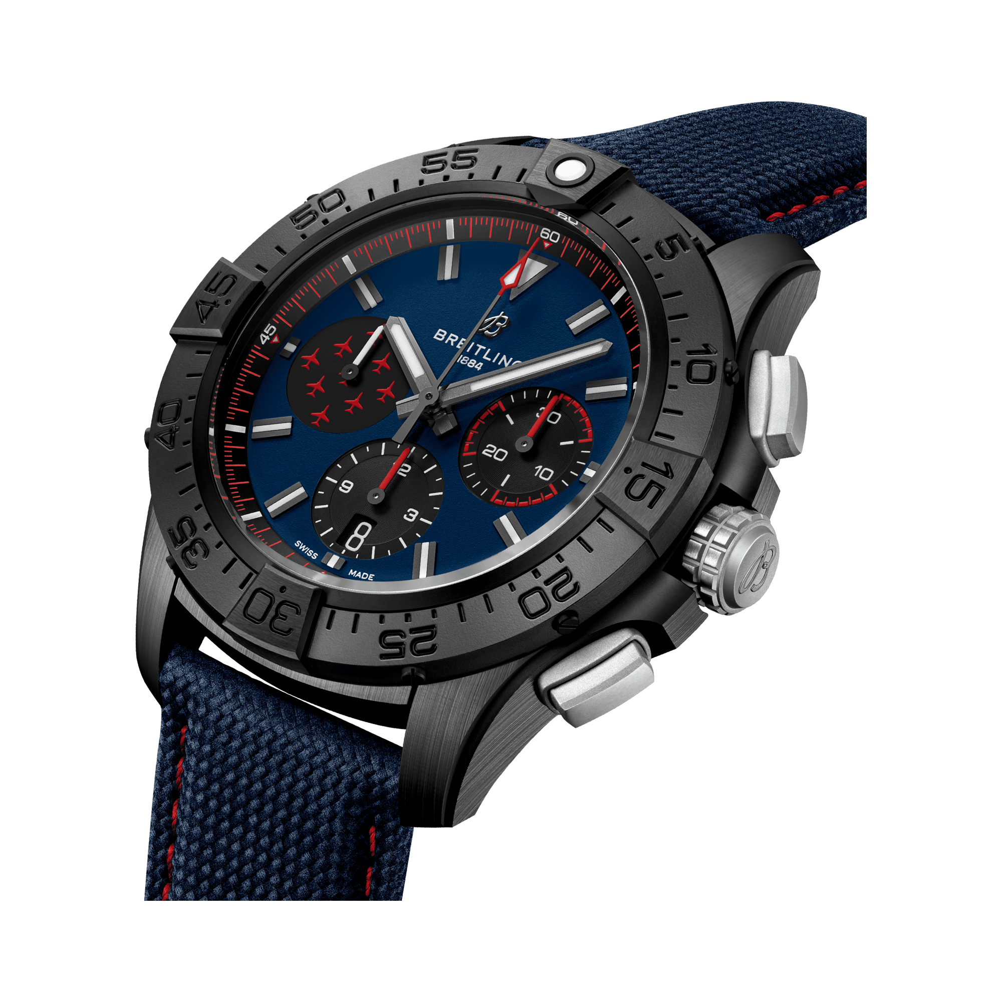Breitling Avenger Chronograph 44mm, Blue Dial, Baton Numerals_2