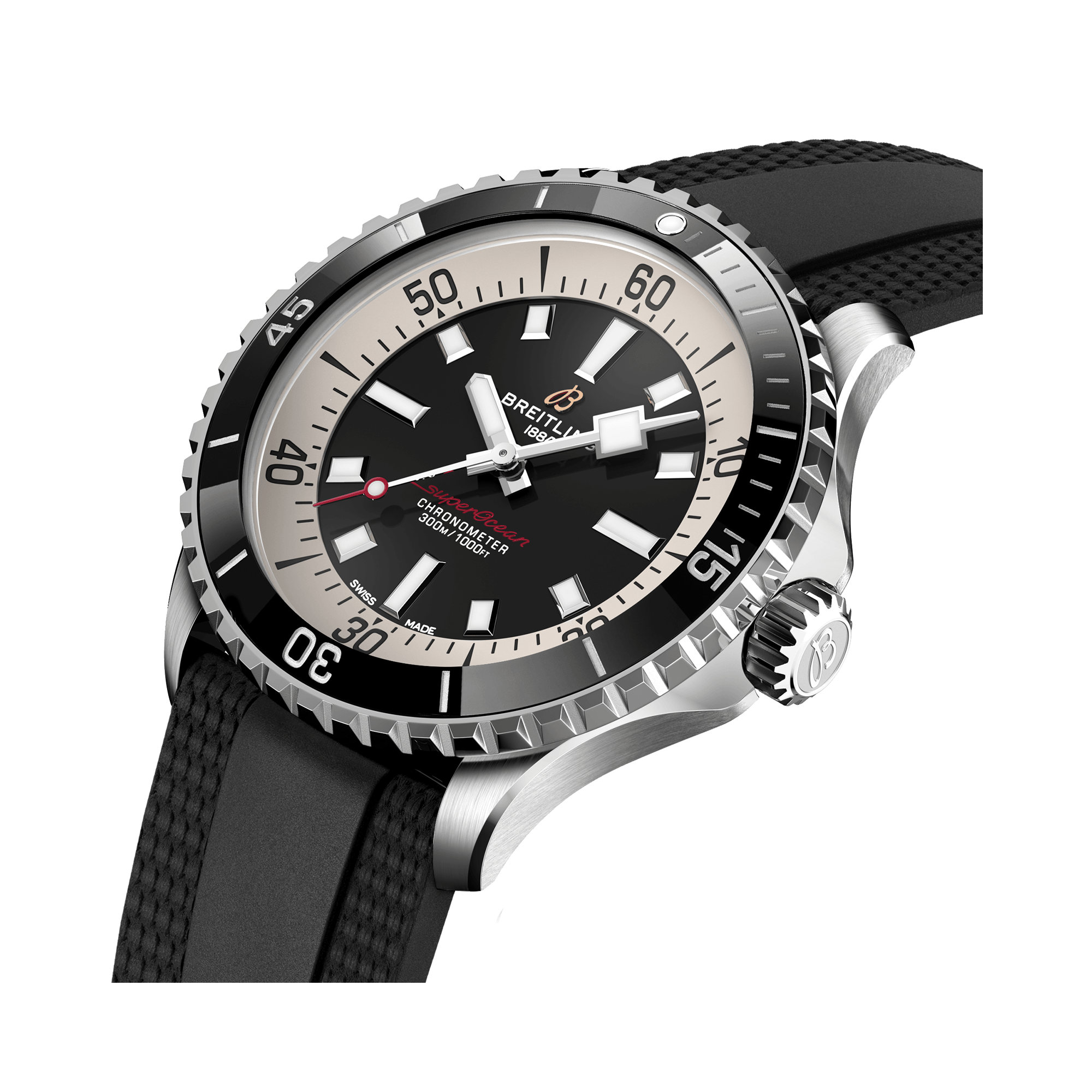 Breitling Superocean Automatic 42 42mm, Black Dial, Arabic & Baton Numerals_3