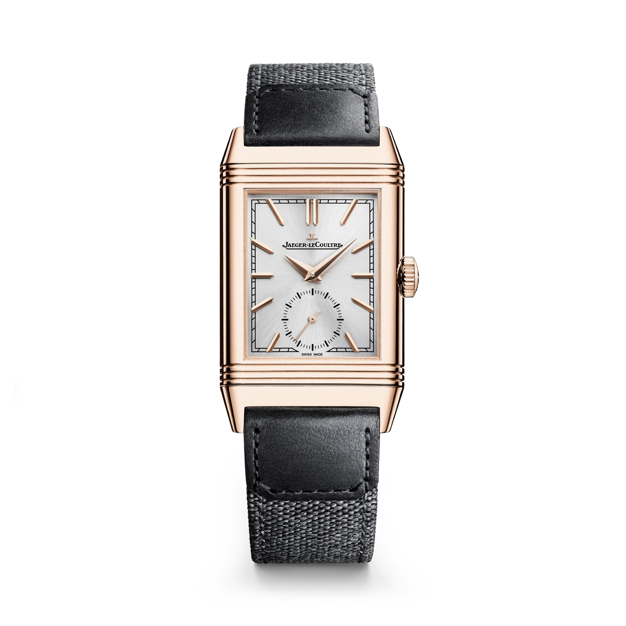 Jaeger-LeCoultre Reverso Tribute Small Seconds 27.4mm, Silver Dial, Baton Numerals_1