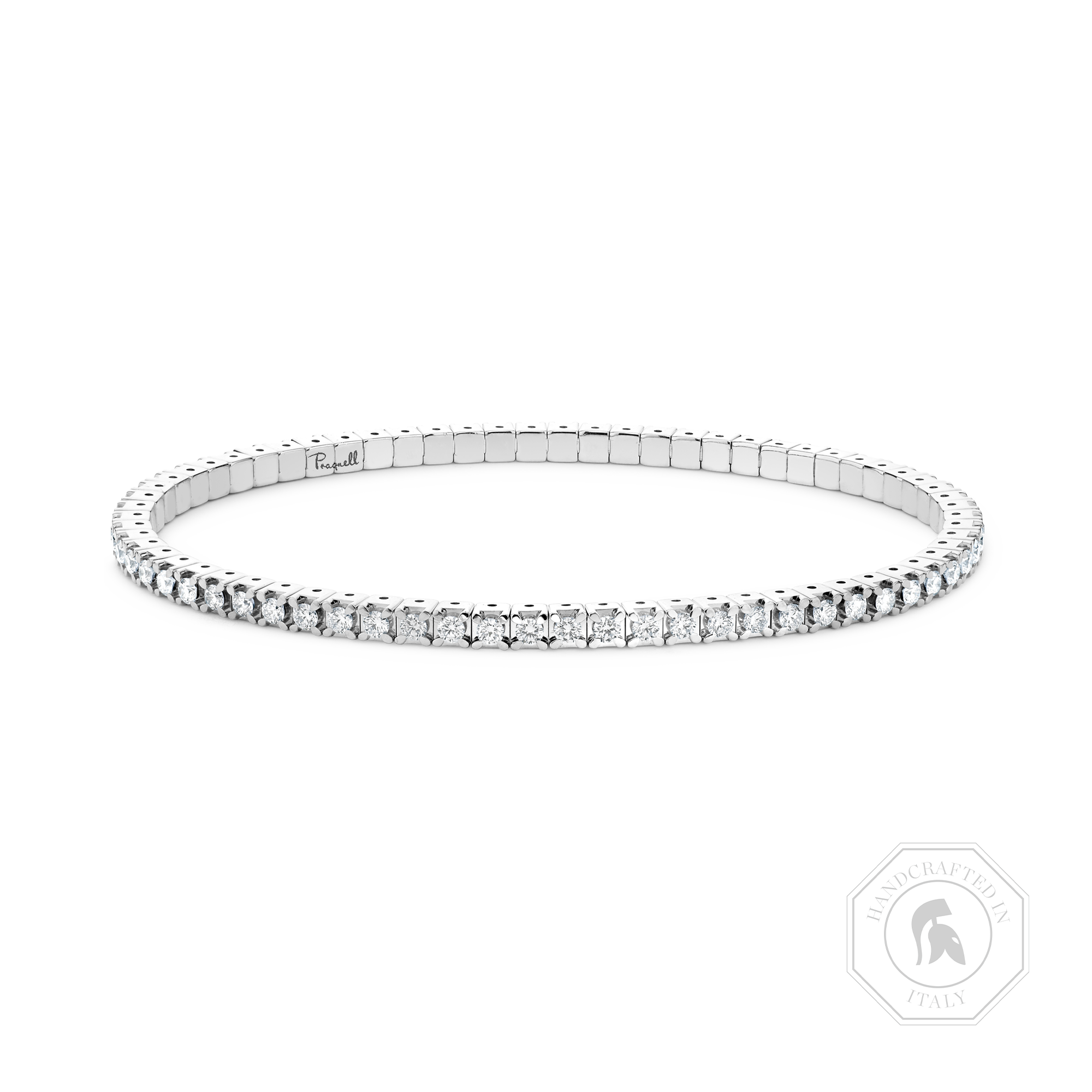 Expandable Diamond Bangle Brilliant Cut, Four Claw Set_1