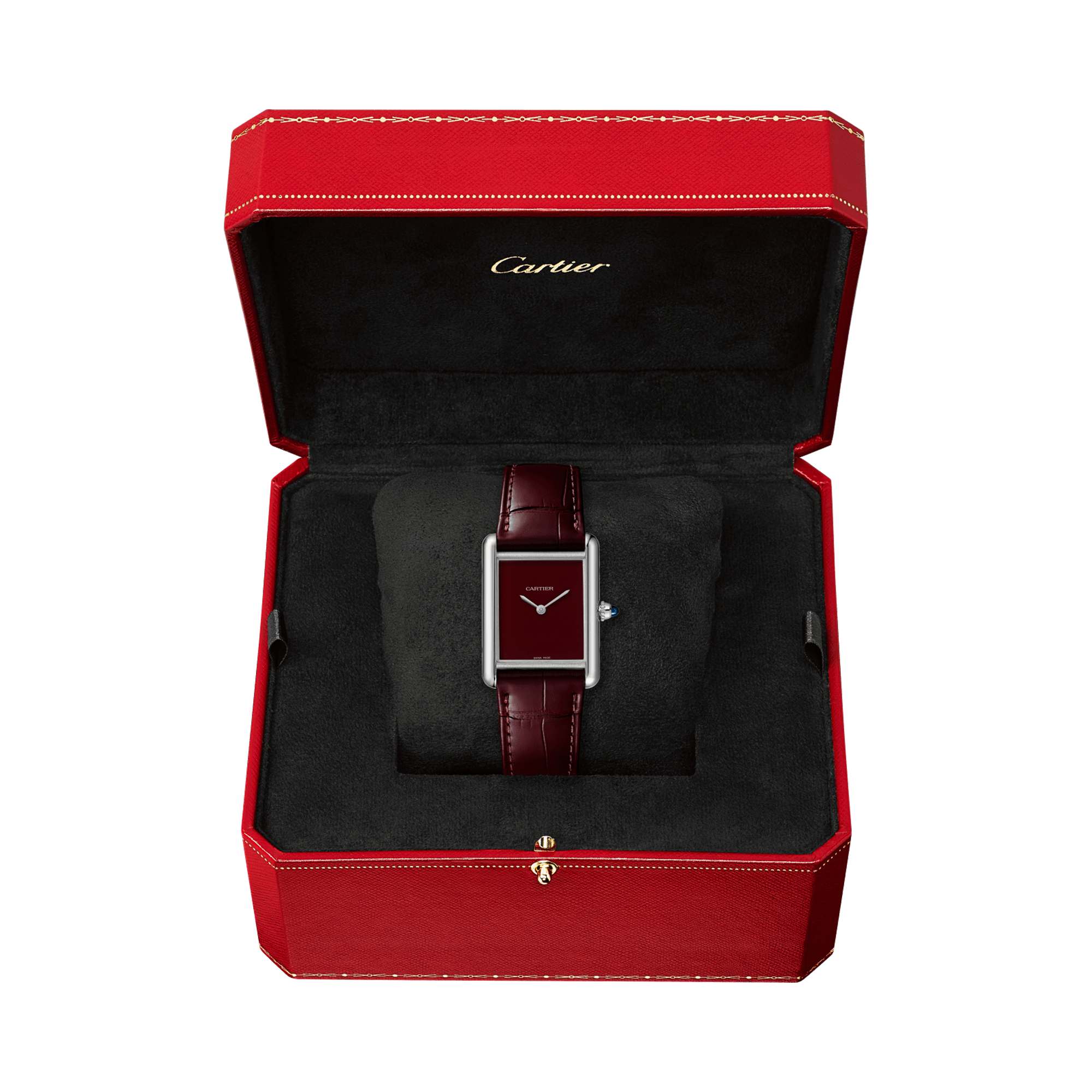 Cartier Tank Must 33.7mm, Red Dial_2
