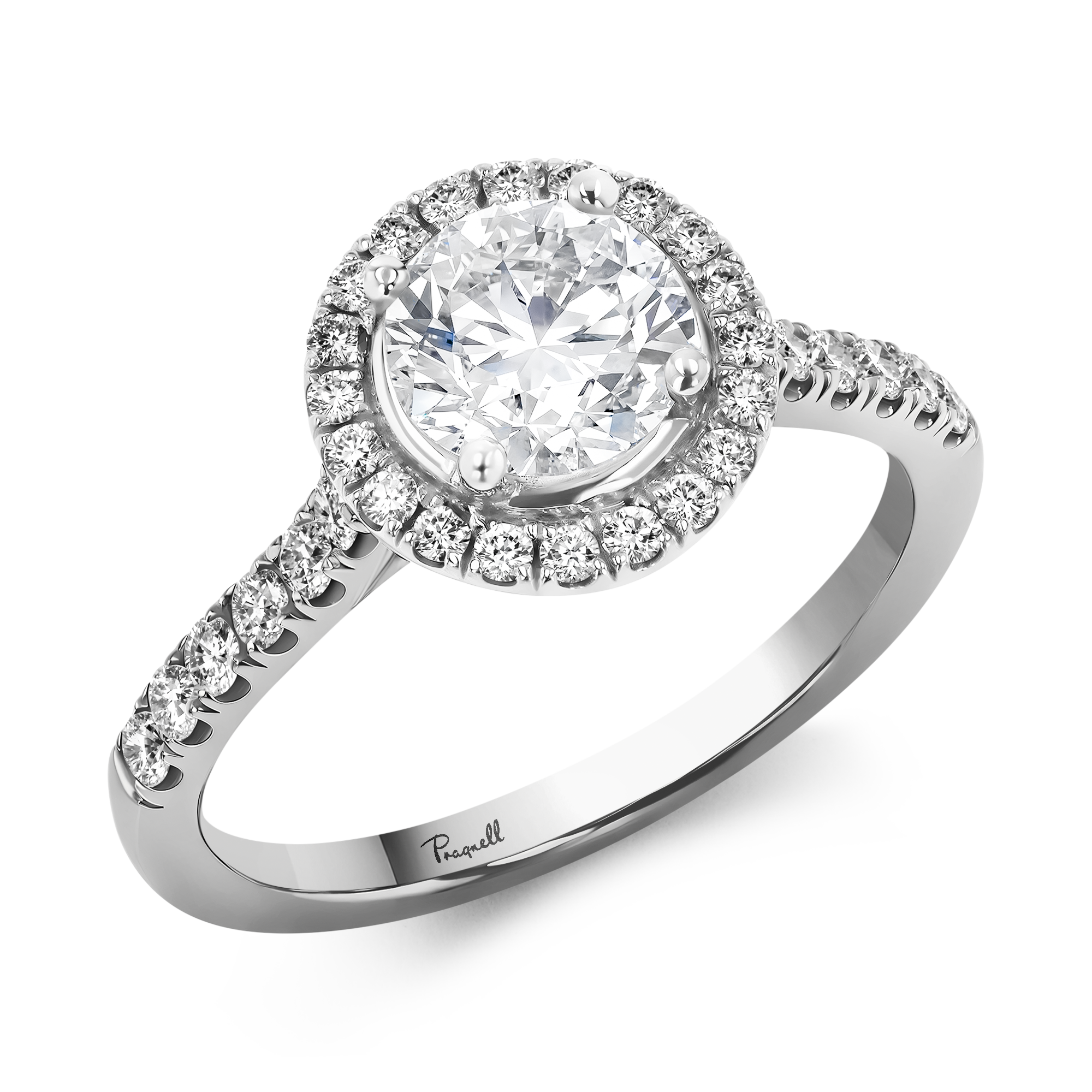 Celestial 0.30ct Brilliant Cut Diamond Cluster Ring Brilliant cut, Claw set_1