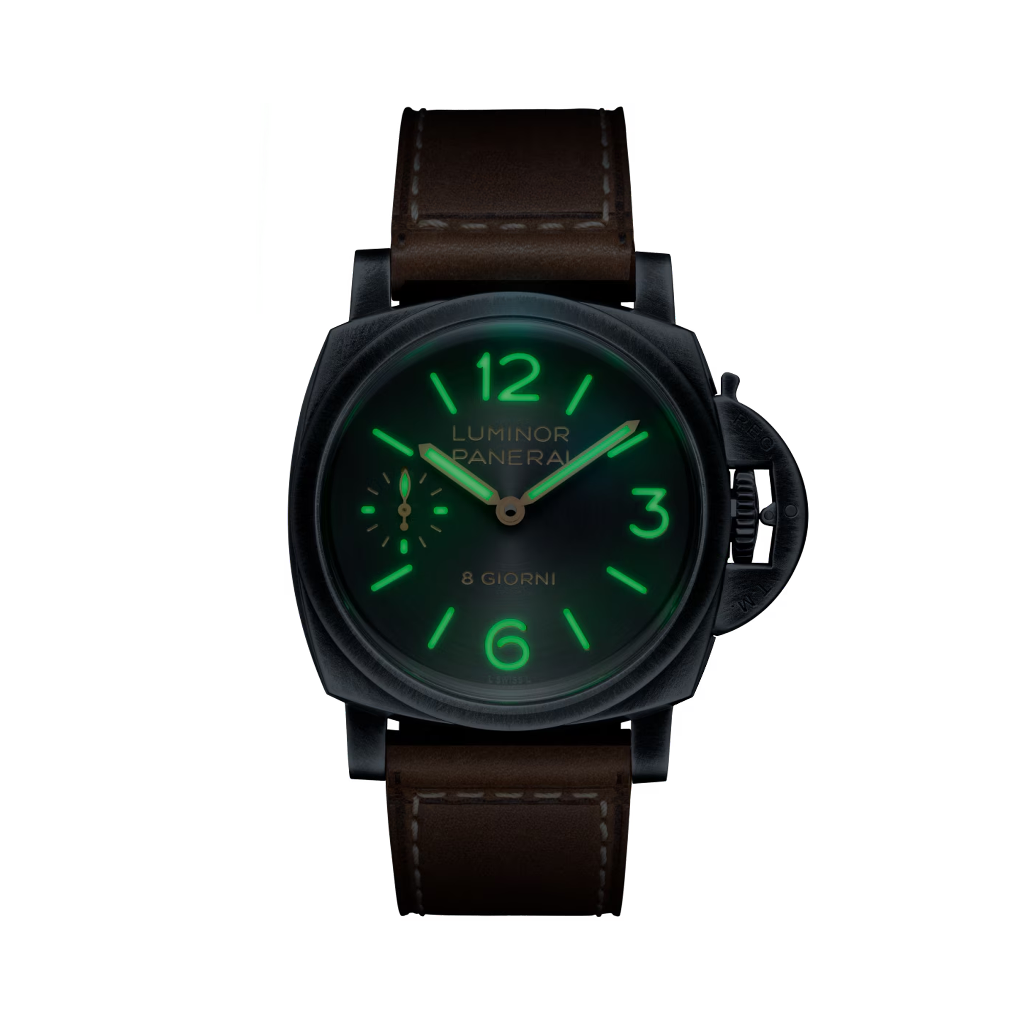 Panerai Luminor 8 Giorni 44mm, Grey Dial, Arabic/Baton Numerals_4