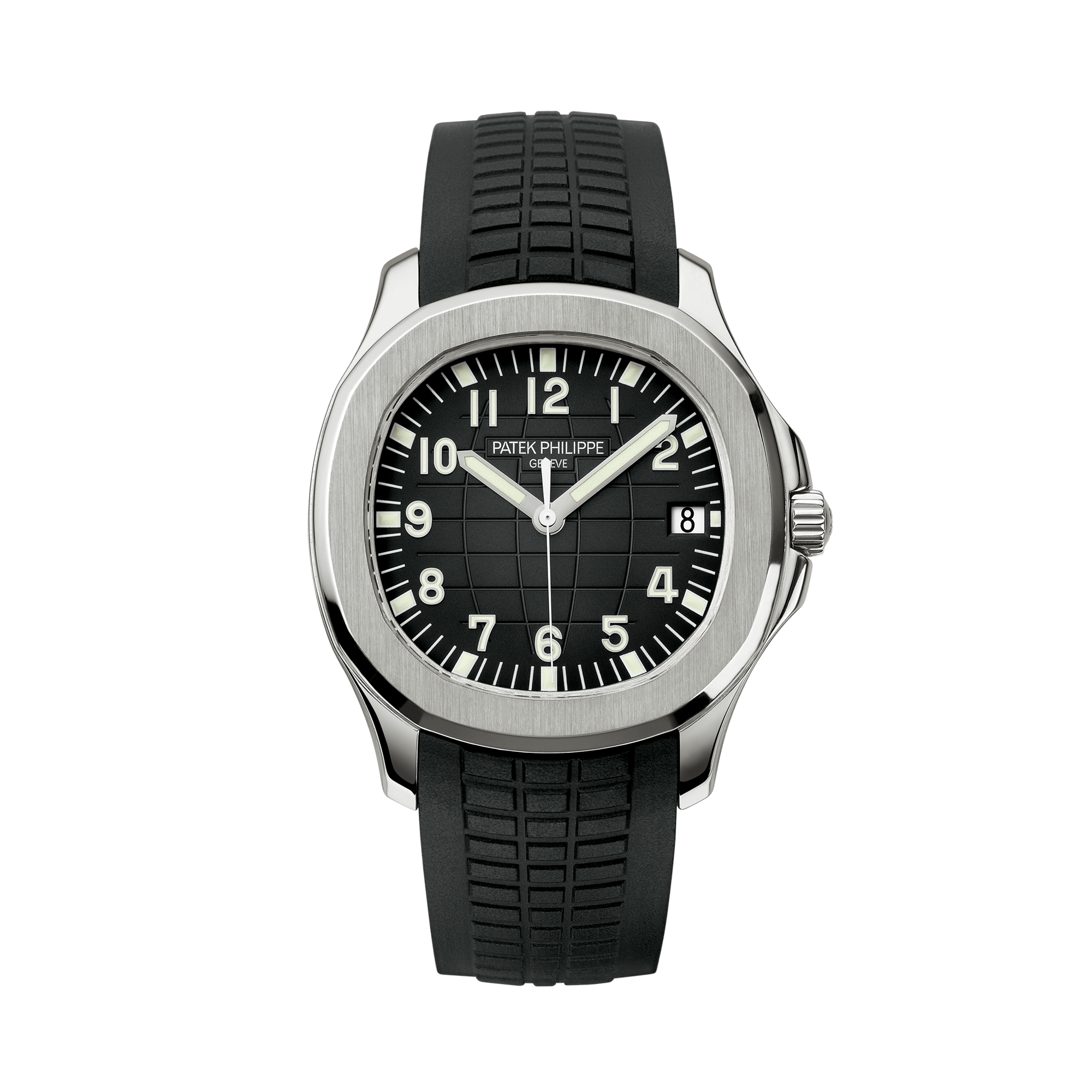 Patek Philippe Aquanaut 40mm, Black Dial, Arabic Numerals_1