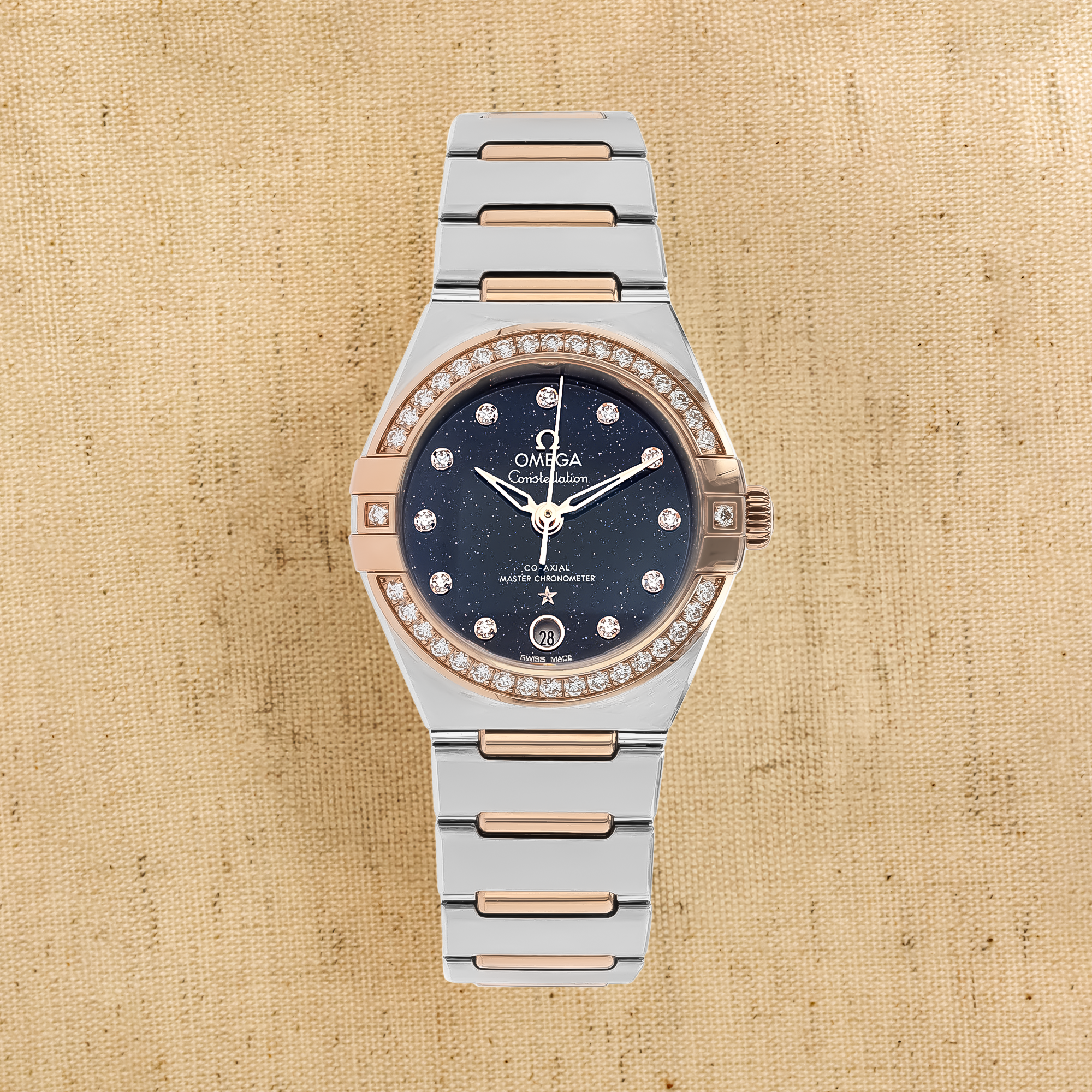 Pre-Owned OMEGA Constellation 29mm, Blue Dial, Diamond Numerals_1