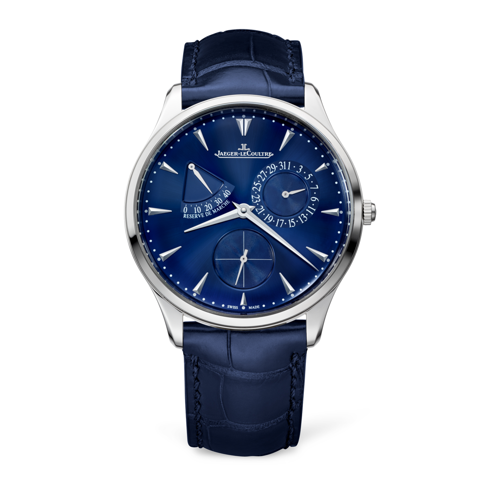 Jaeger-LeCoultre Master Ultra Thin 39mm, Blue Dial, Baton Numerals_1