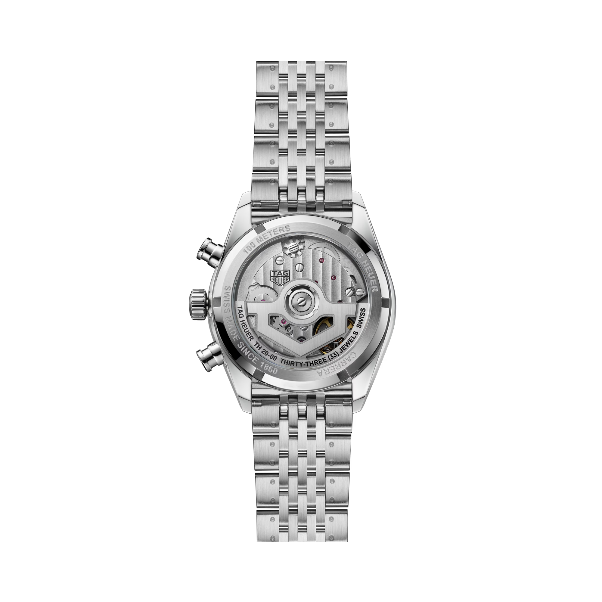 Tag Heuer Carrera Chronograph 39mm, Silver Dial, Baton Numerals_2