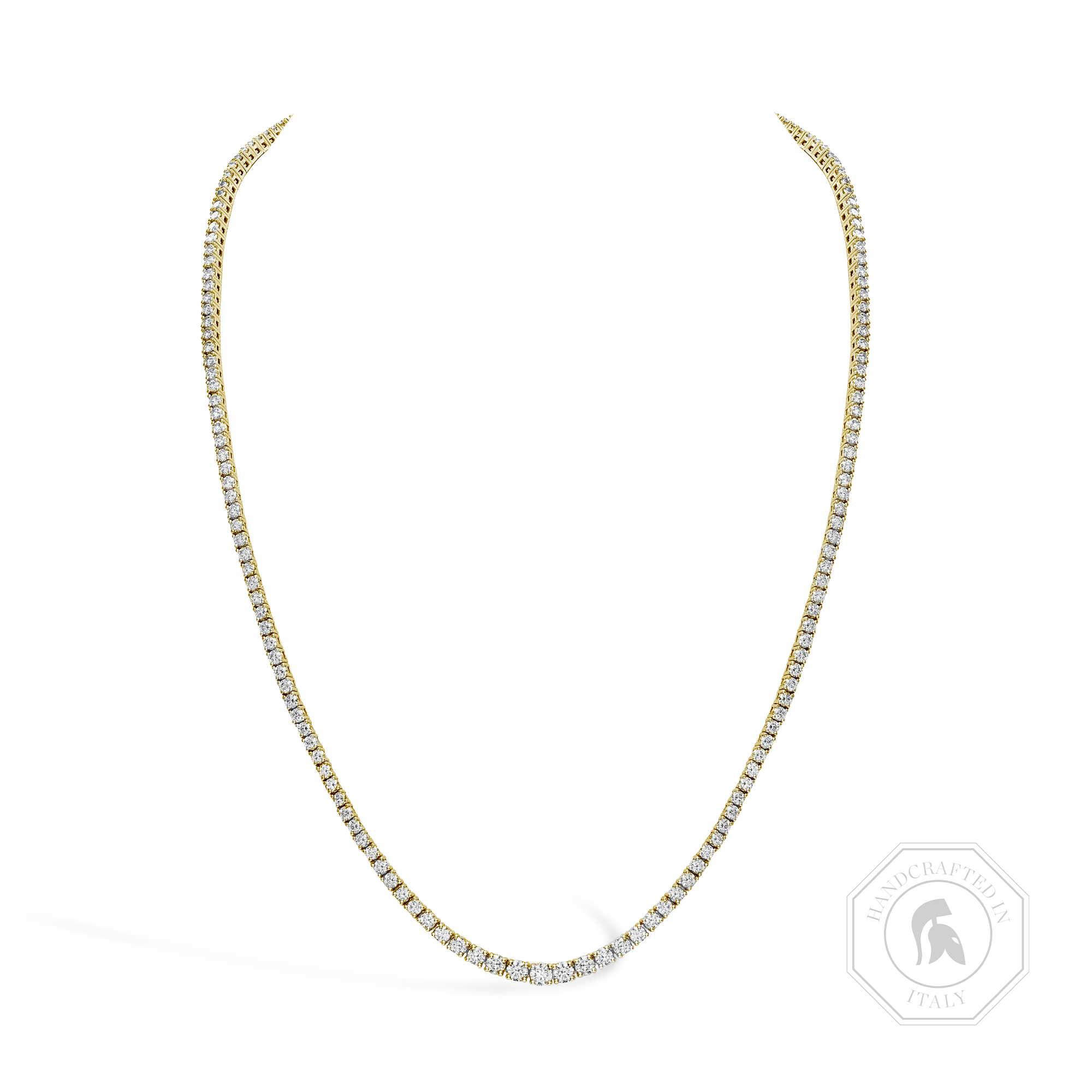 Brilliant Diamond Line Necklace Brilliant cut, Claw set_1