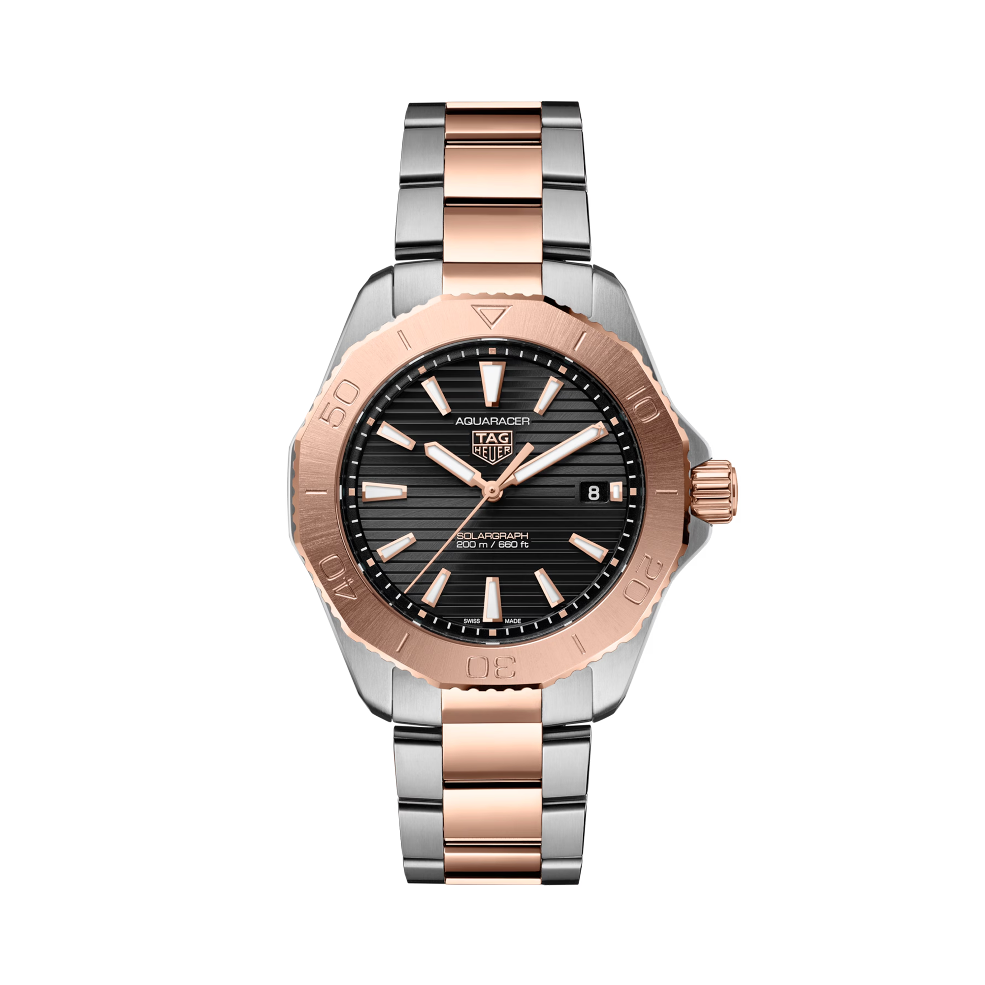 Tag Heuer Aquaracer Professional 200 Solargraph 40mm, Black Dial, Baton Numerals_1
