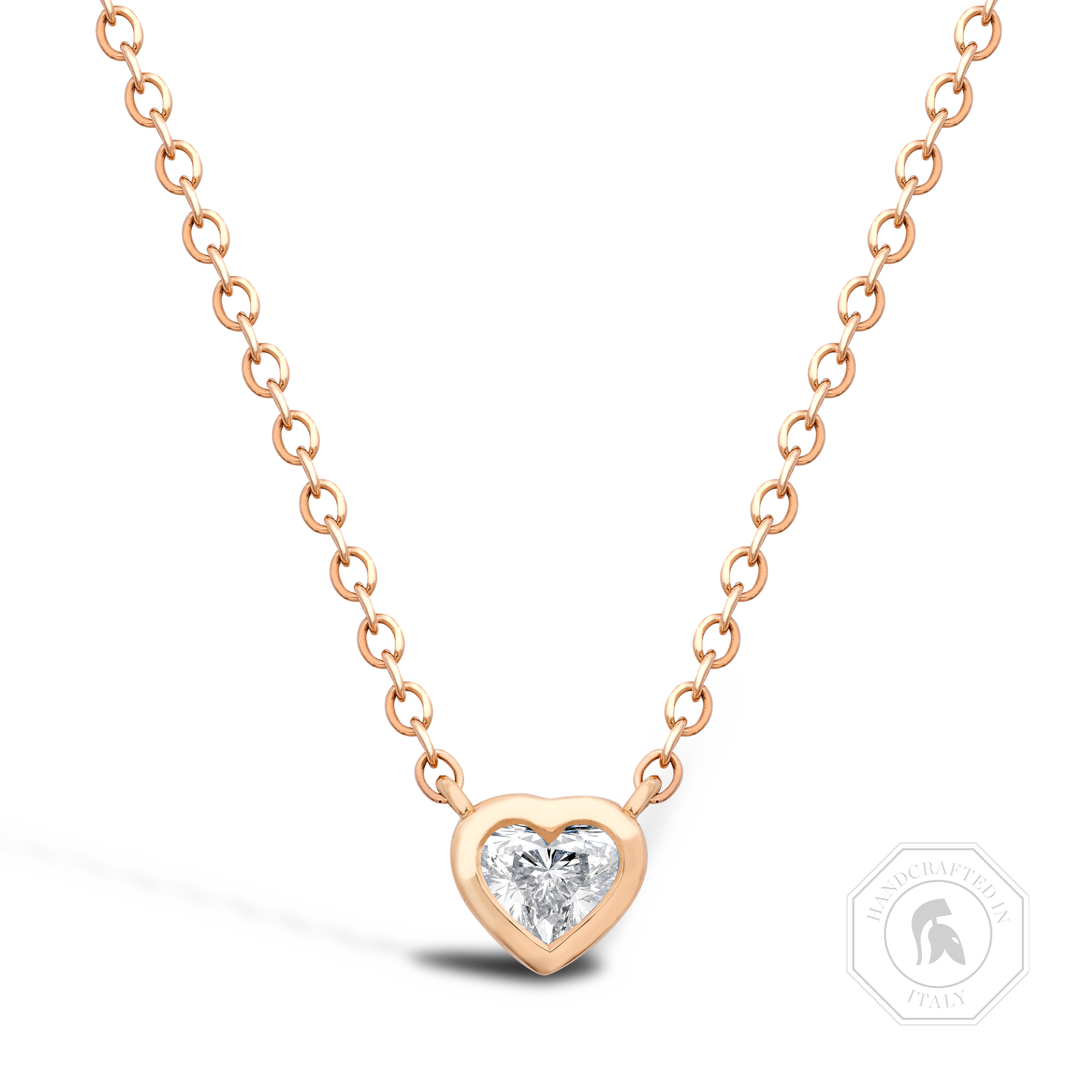 Sundance Diamond Necklace Heartshaped, Rubover Set_1