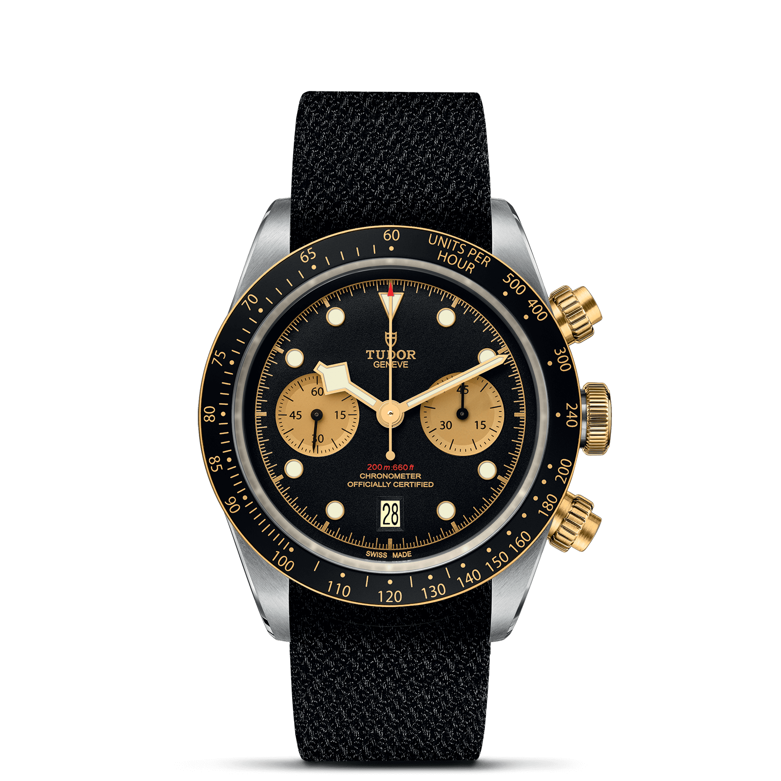 Tudor Black Bay Chrono S&G 41mm. Black Dial. Baton Numerals_1