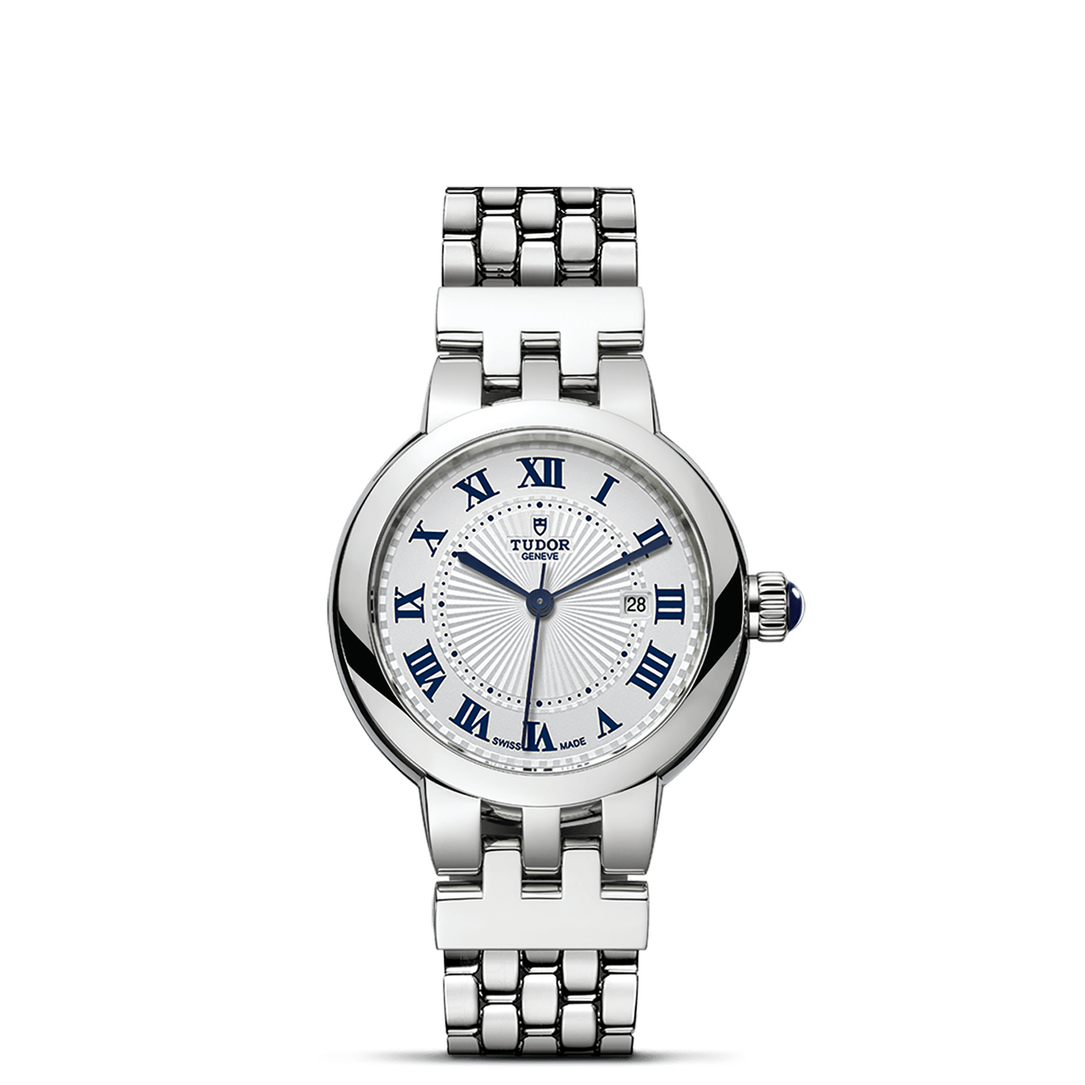 Tudor Clair De Rose 30mm. White Dial. Roman Numerals_1