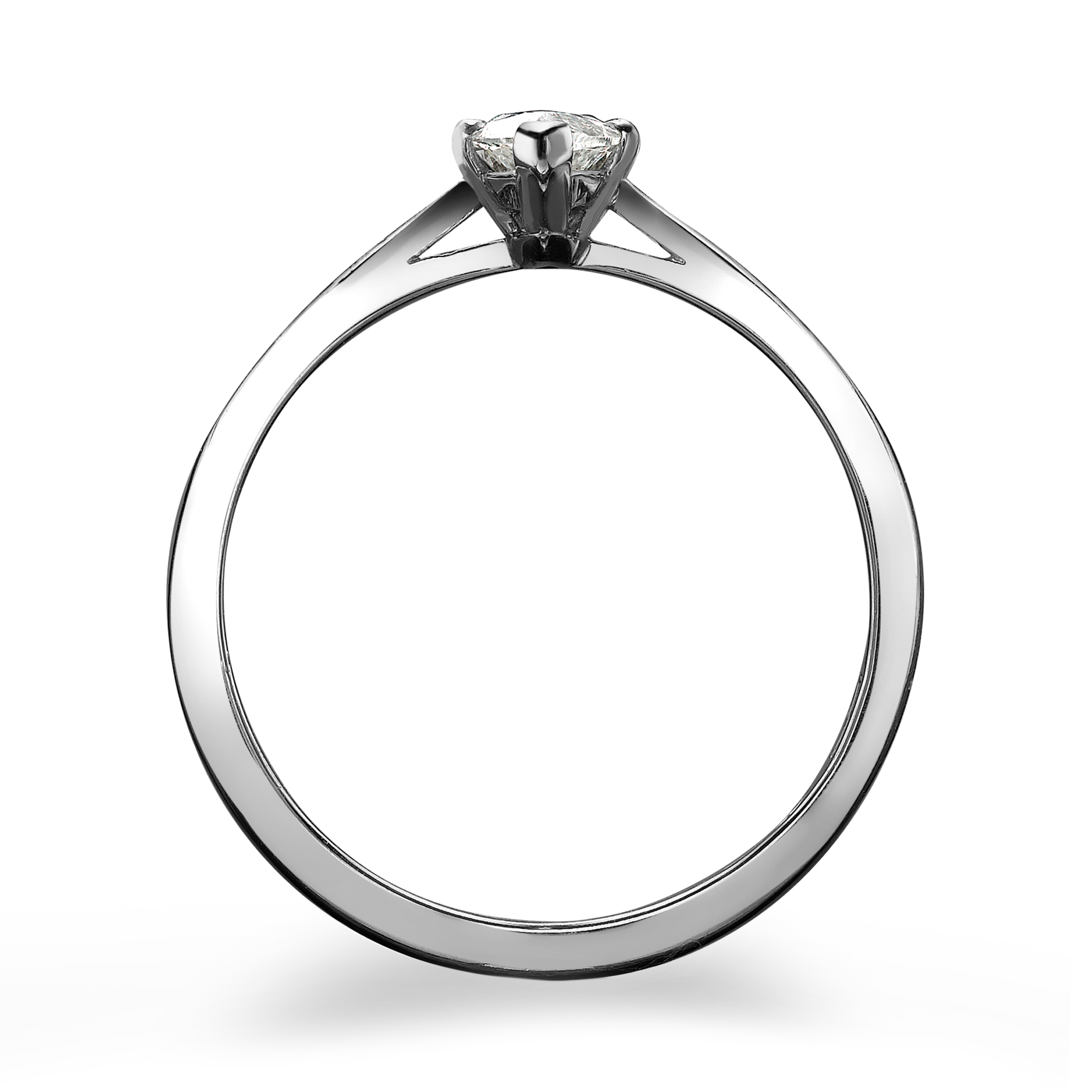 Classic 0.71ct Diamond Ring Marquise Cut, Claw Set_3