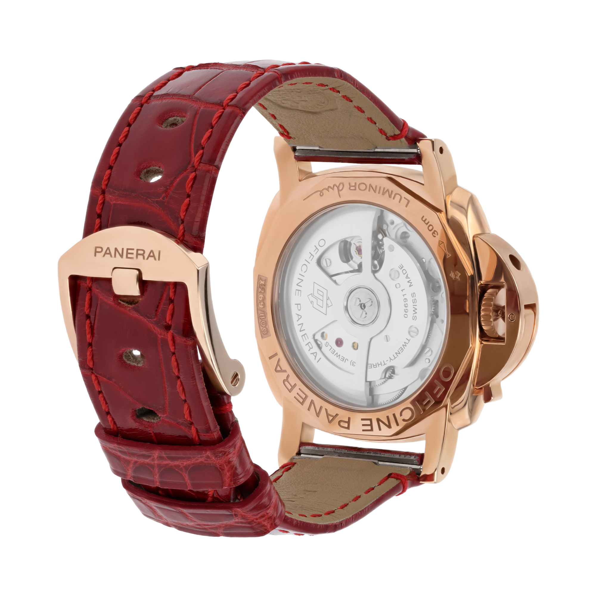 Panerai Luminor Due Goldtech™ MadrePerla - 38mm 38mm, Mother of Pearl  Dial, Arabic/Baton Numerals_3