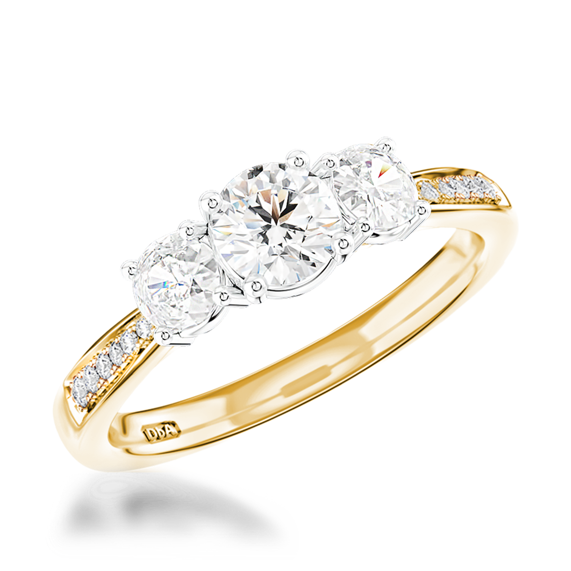 Duchess 0.30ct Diamond Three Stone Ring Brilliant cut, Claw set_1