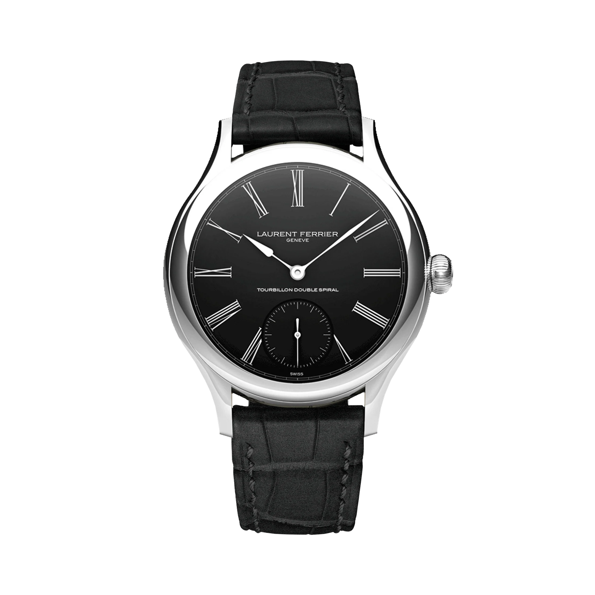 Laurent Ferrier Classic Tourbillon Black Onyx 41mm, Black Onyx Dial, Roman Numerals_1